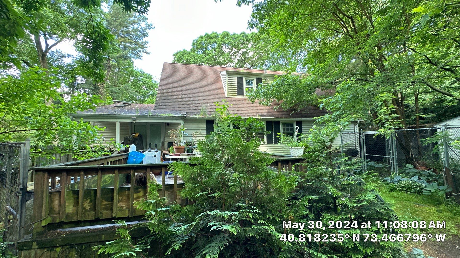 Very overdue gutter cleaning and screening by Above All Gutters 