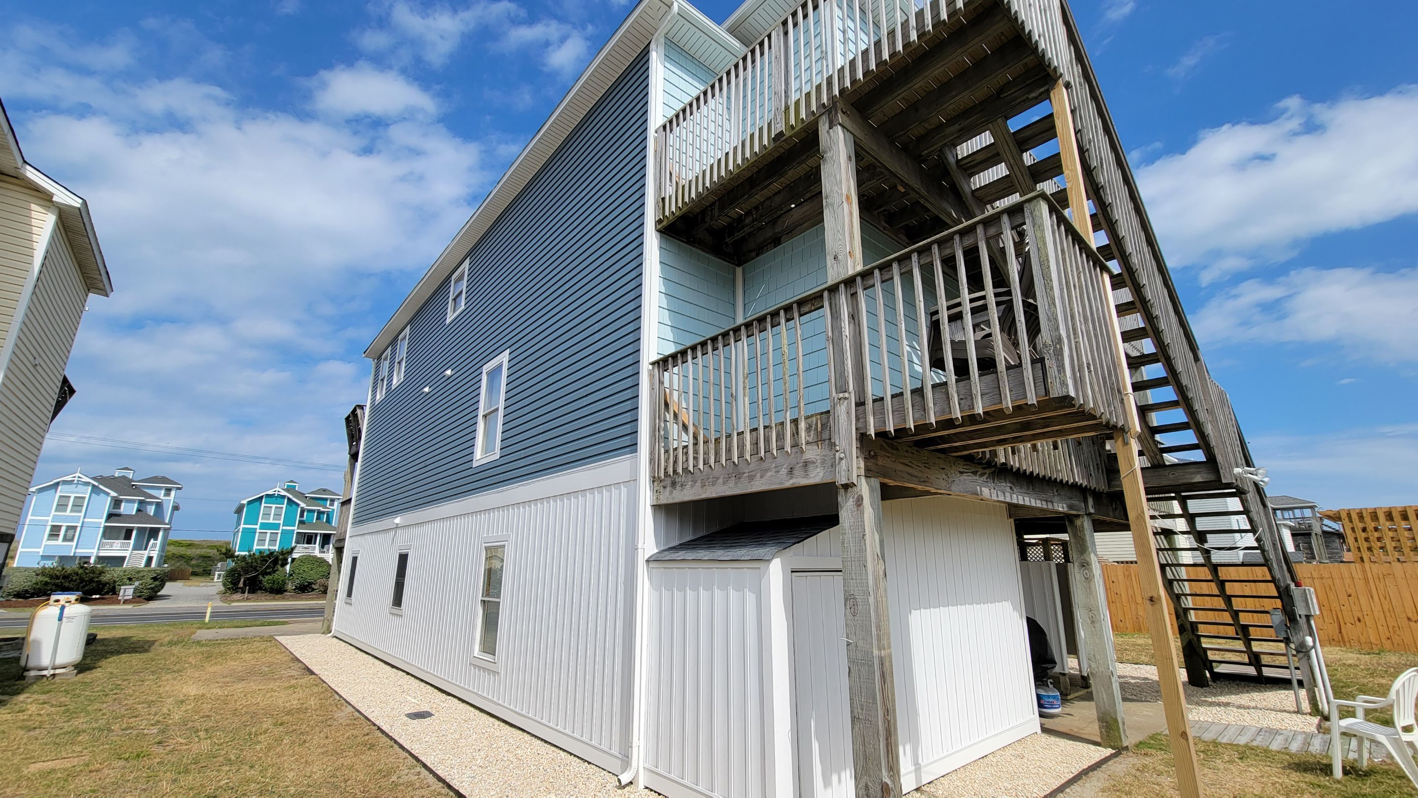 From Bland to Blue by Gallop Roofing & Remodeling, Inc.