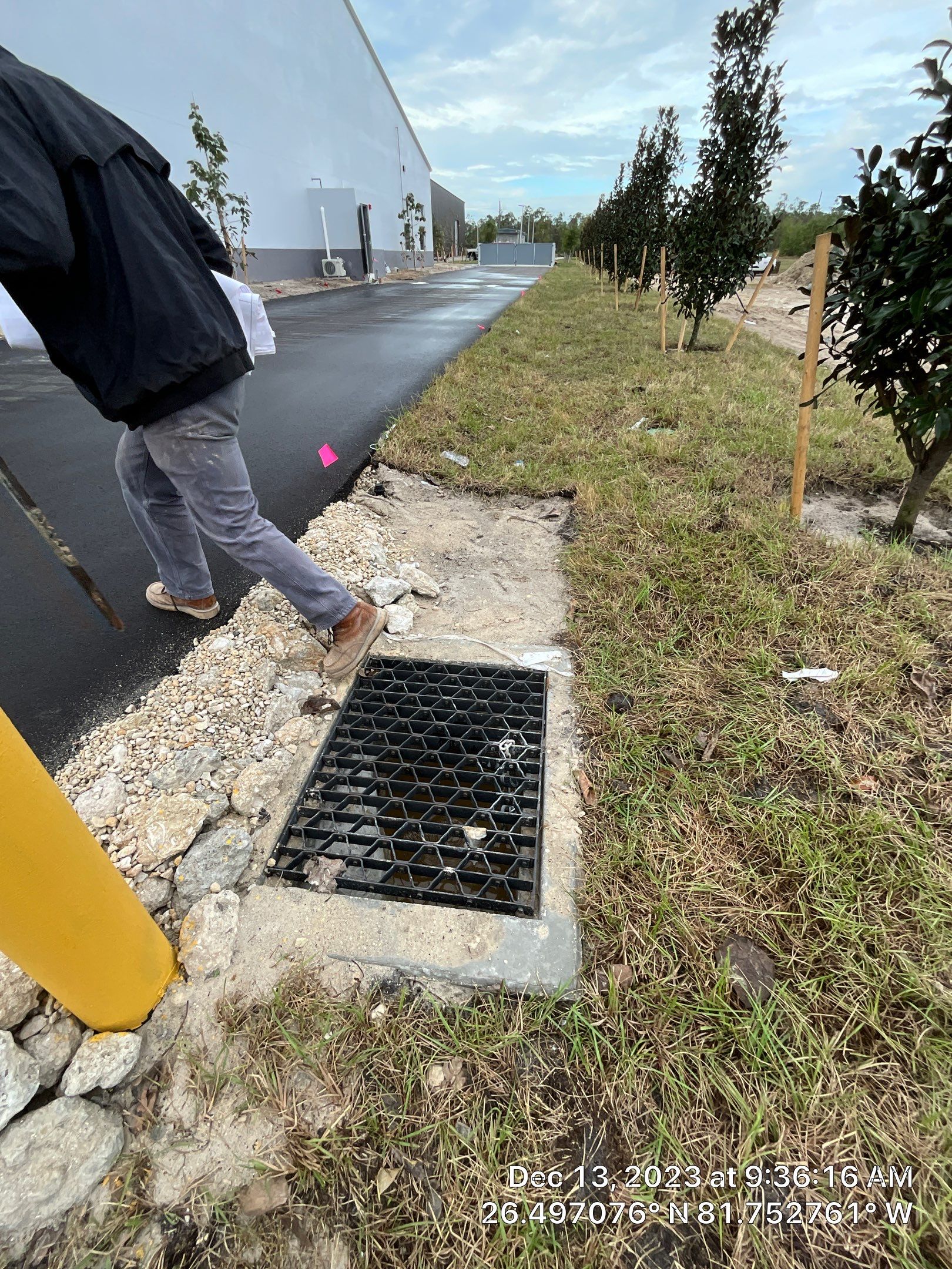 New Construction Storm Drain System Cleaning by APS Power & Water