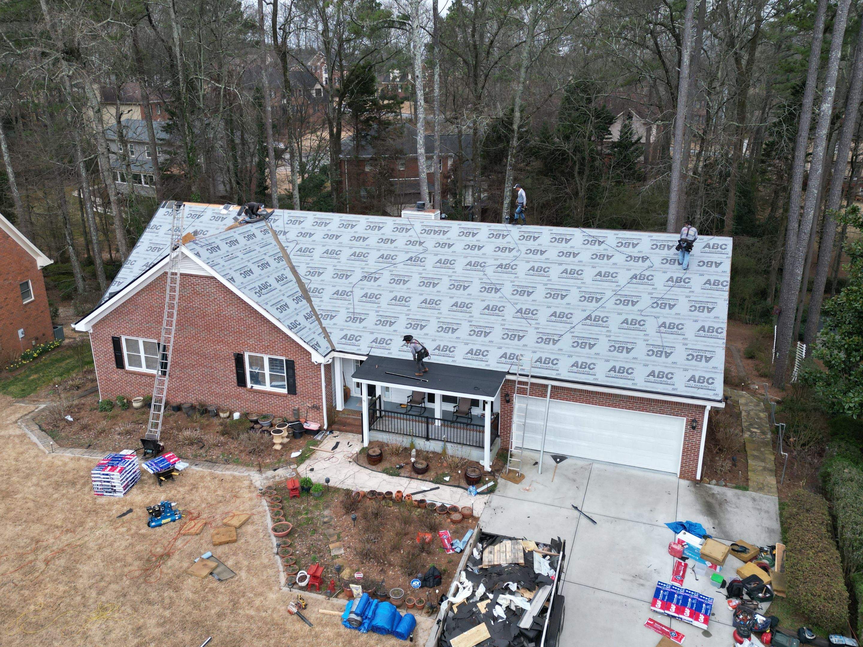 Roof Replacement Gutters & Downspouts by Deerfield Roofing LLC