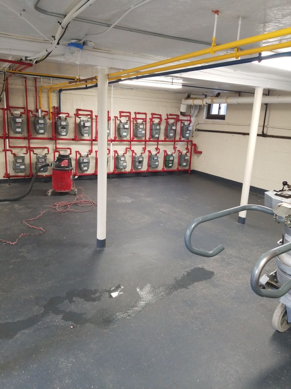 Laundry Room Floor Coating using Penntek- Silver Creek by Spectrum Painting, LLC