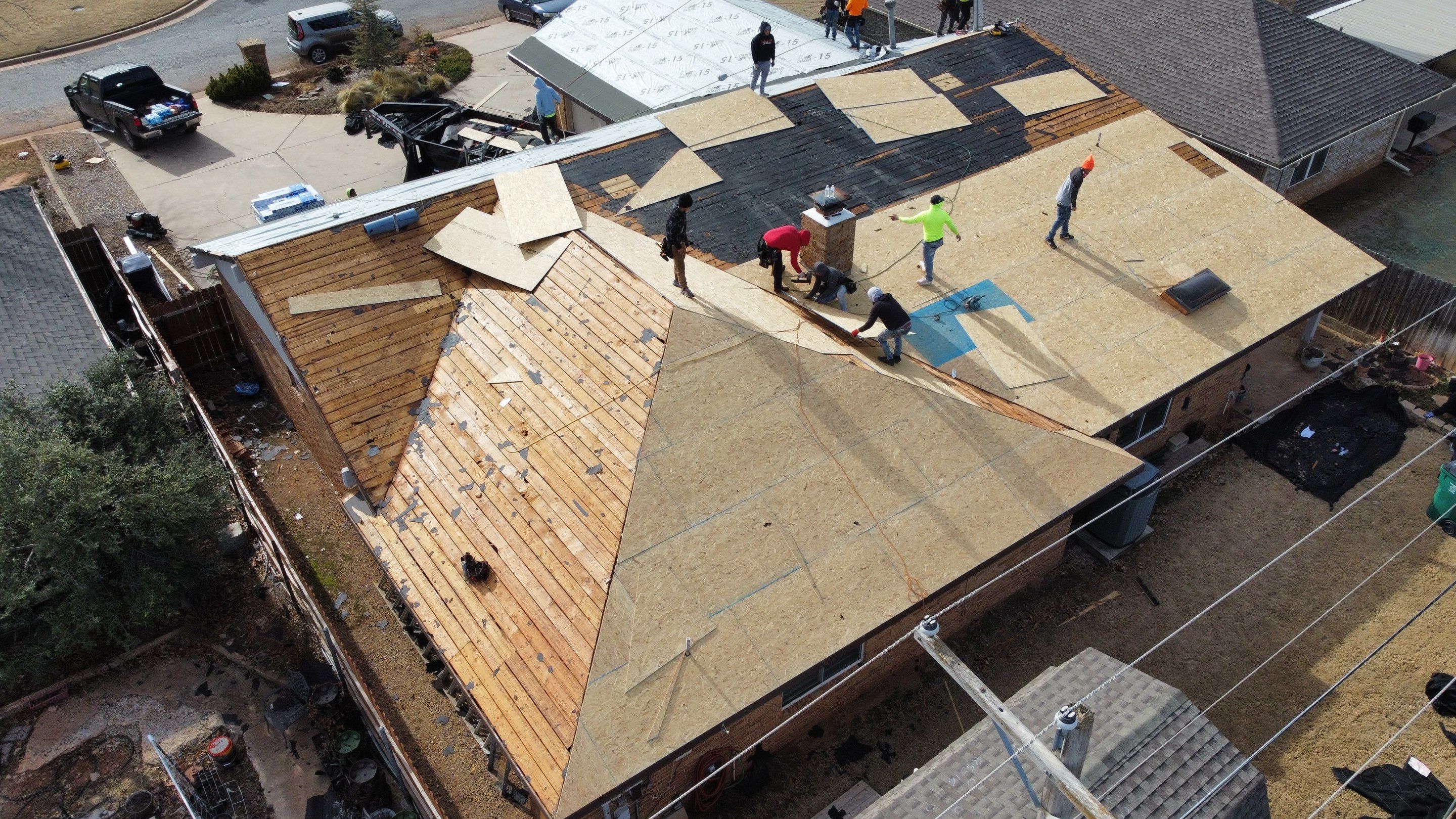 Malarkey Class 3 Antique brown install by Icon Roofing And Construction 
