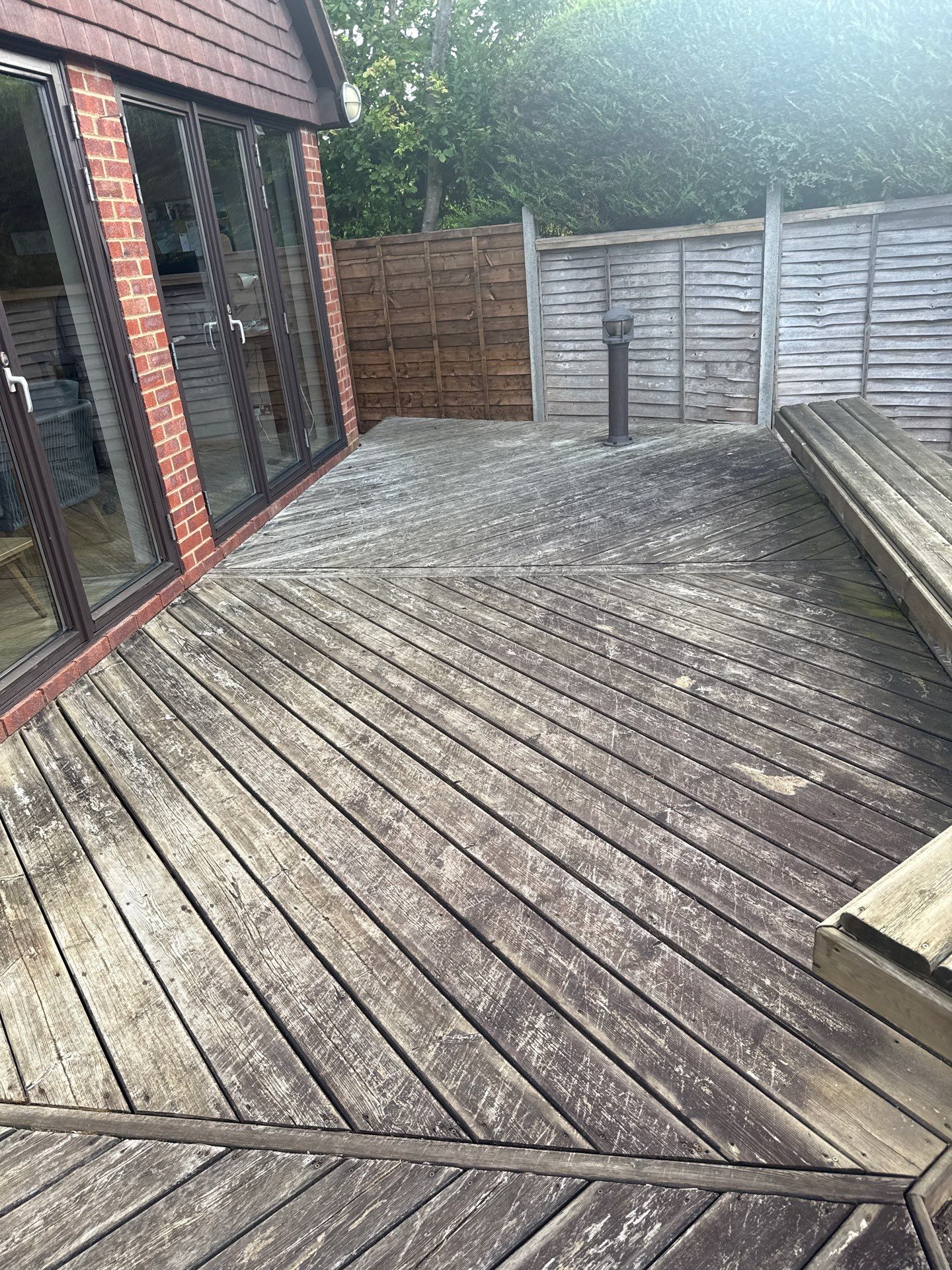 Decking Clean - Pre Staining by Ges Exterior Cleaning ltd