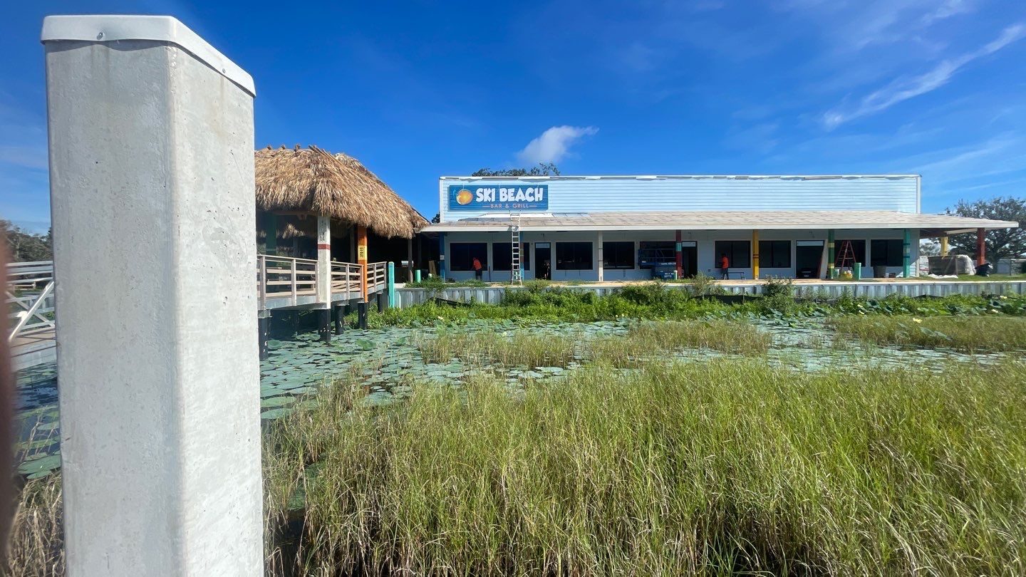 Channel Letters on Backer for Ski Beach Bar and Grill by SignCrafters