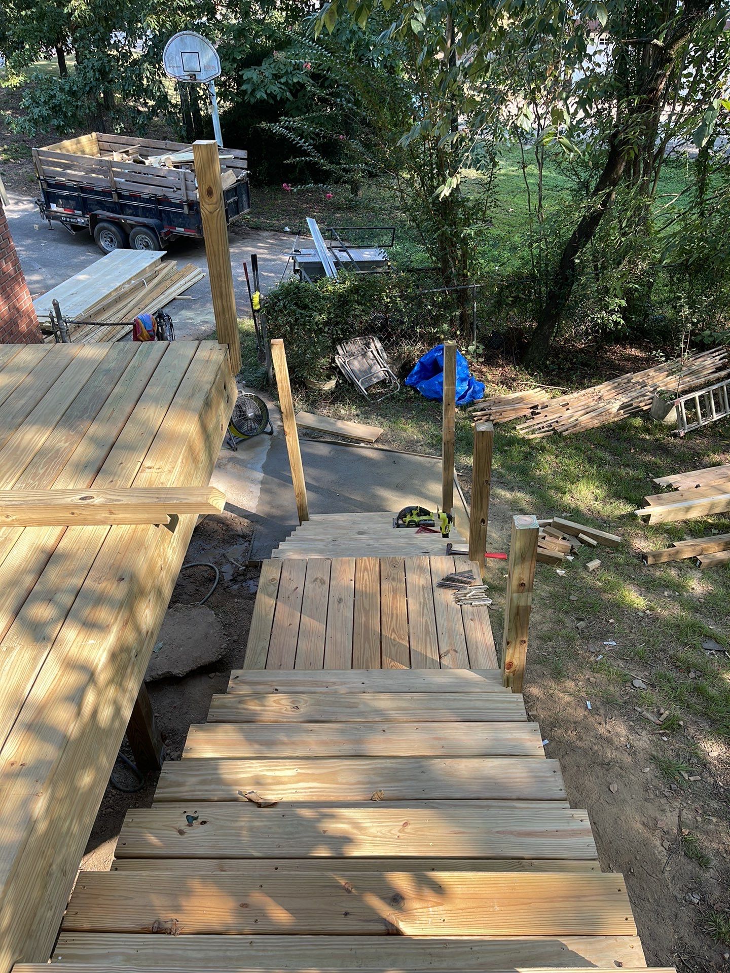 Russet Cove Circle - Deck Installation by Pillar and Pine