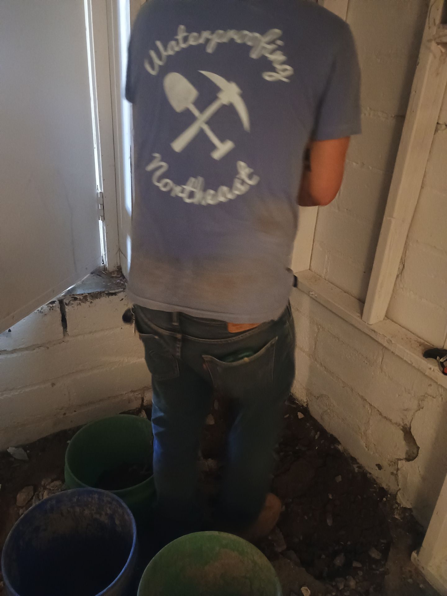 Basement waterproofing in North MPLS by Waterproofing Northeast