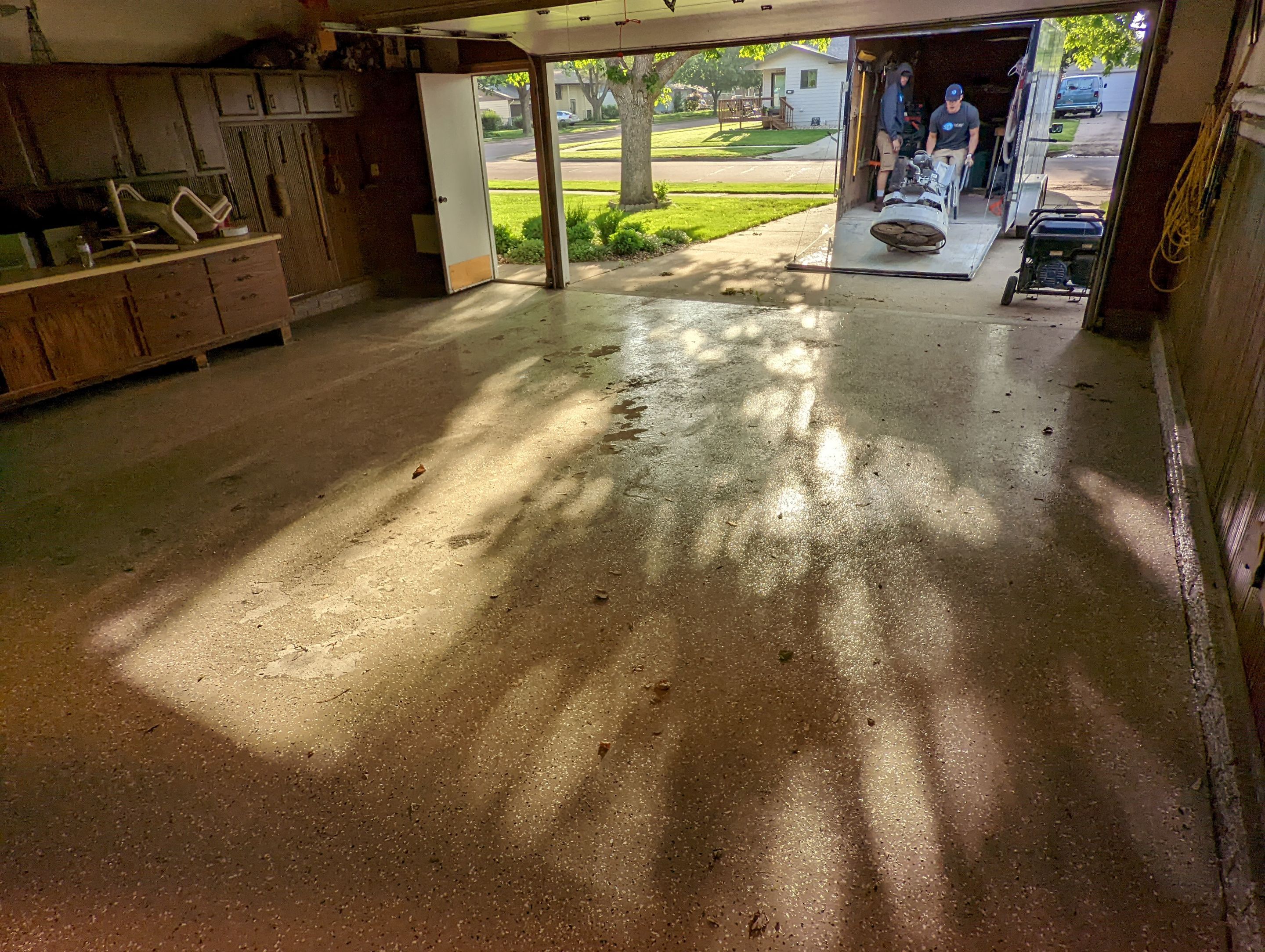 Garage using Pecan by Select Painting, Coatings & Garage Cabinets