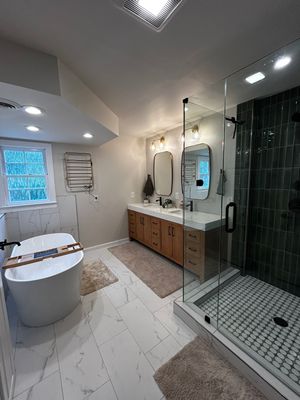 Spa like bathroom