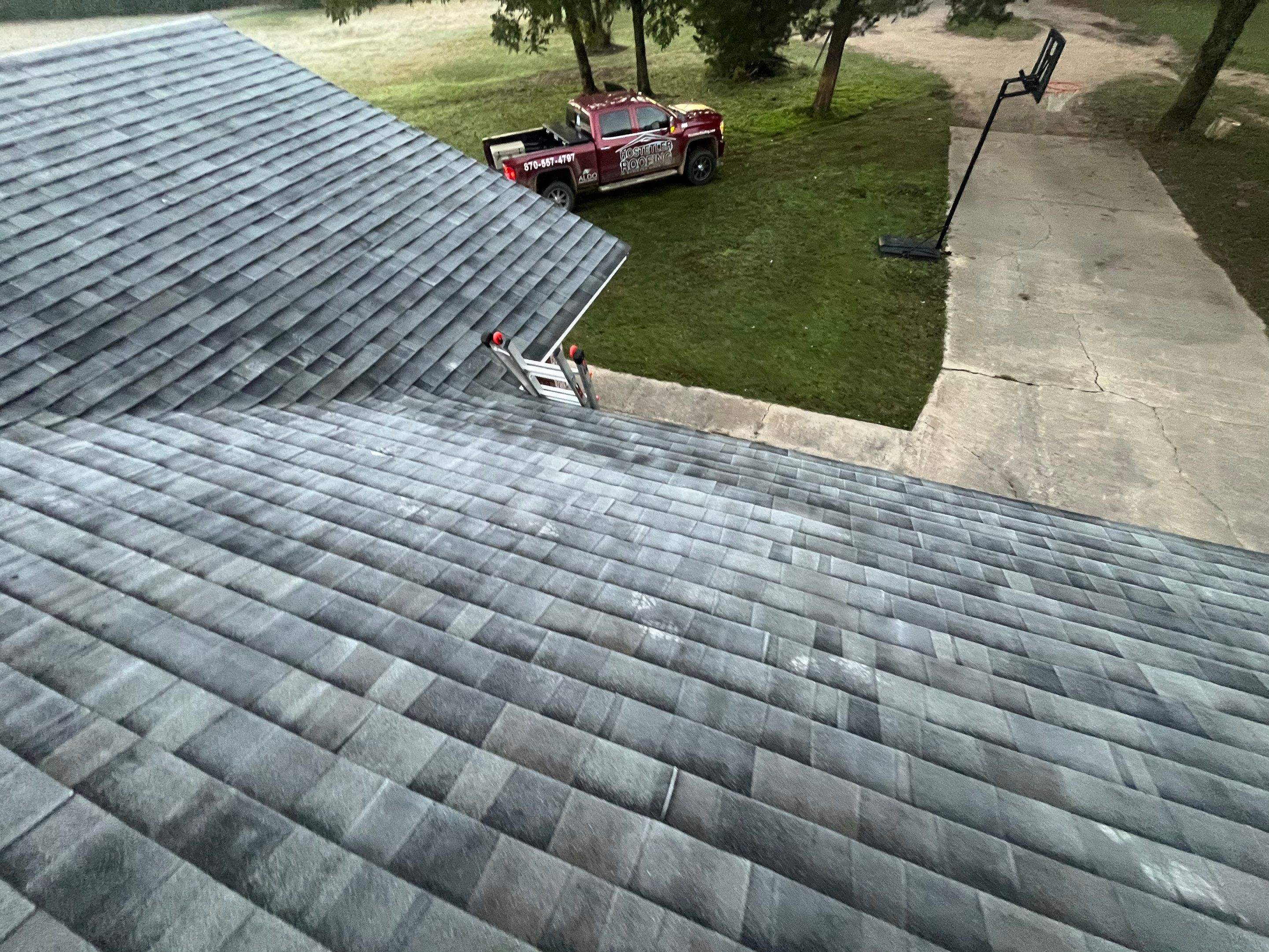 Residential Roofing Repair using Malarkey Vista: Storm Gray by Hostetler Roofing
