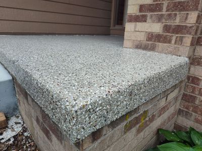 Slip Resistant, Durable, and Aesthetically-Pleasing Front Porch in Omaha