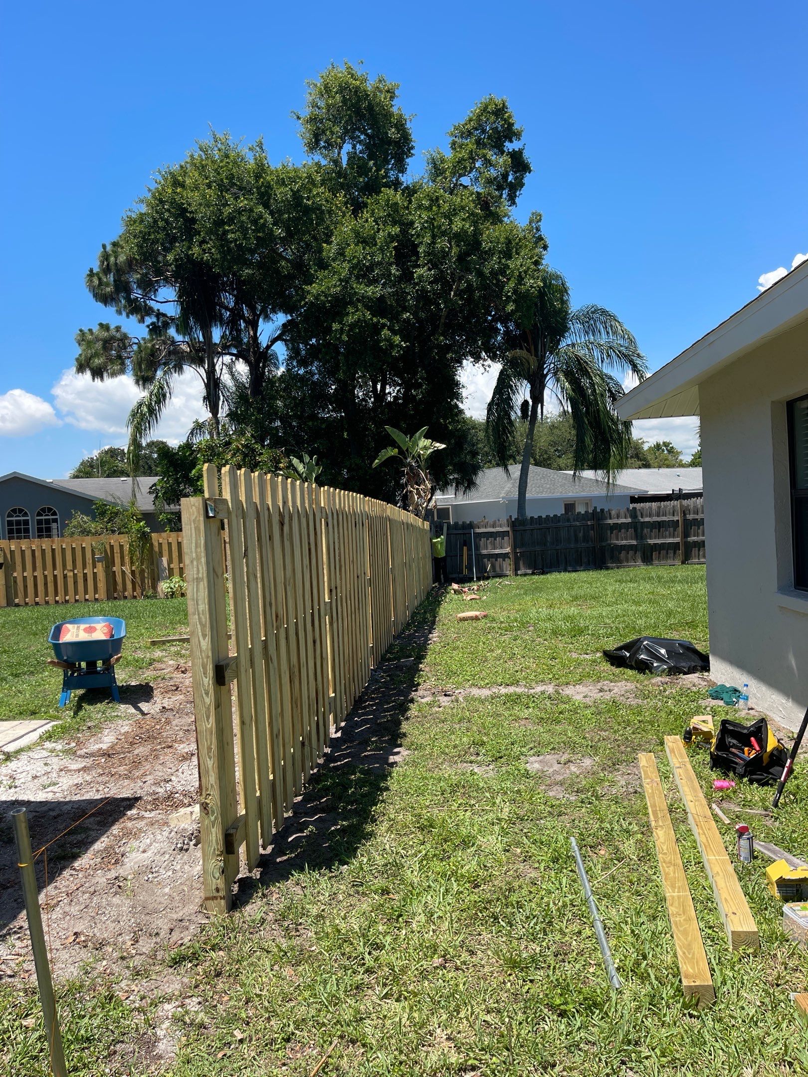 Sarasota, FL 6ft. Tall Treated Board on Board Privacy Fence by Asap fence and gates, LLC