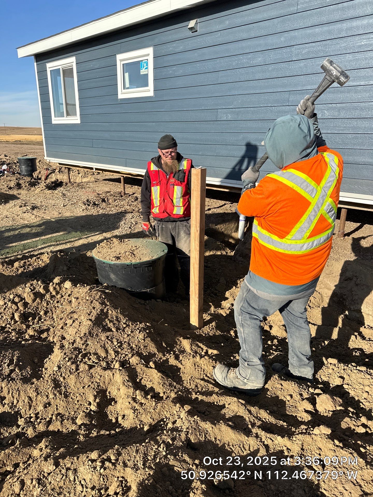 Full Septic System Installation With Polyethylene Tanks In Alberta by Septic Medic Inc.