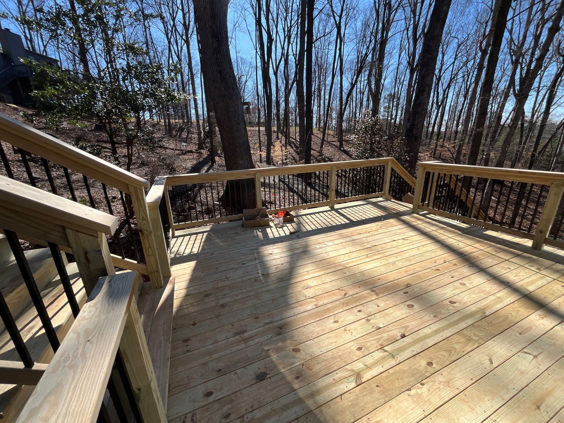 Wood Deck Rebuild in Roswell, GA by Nelson Exteriors 