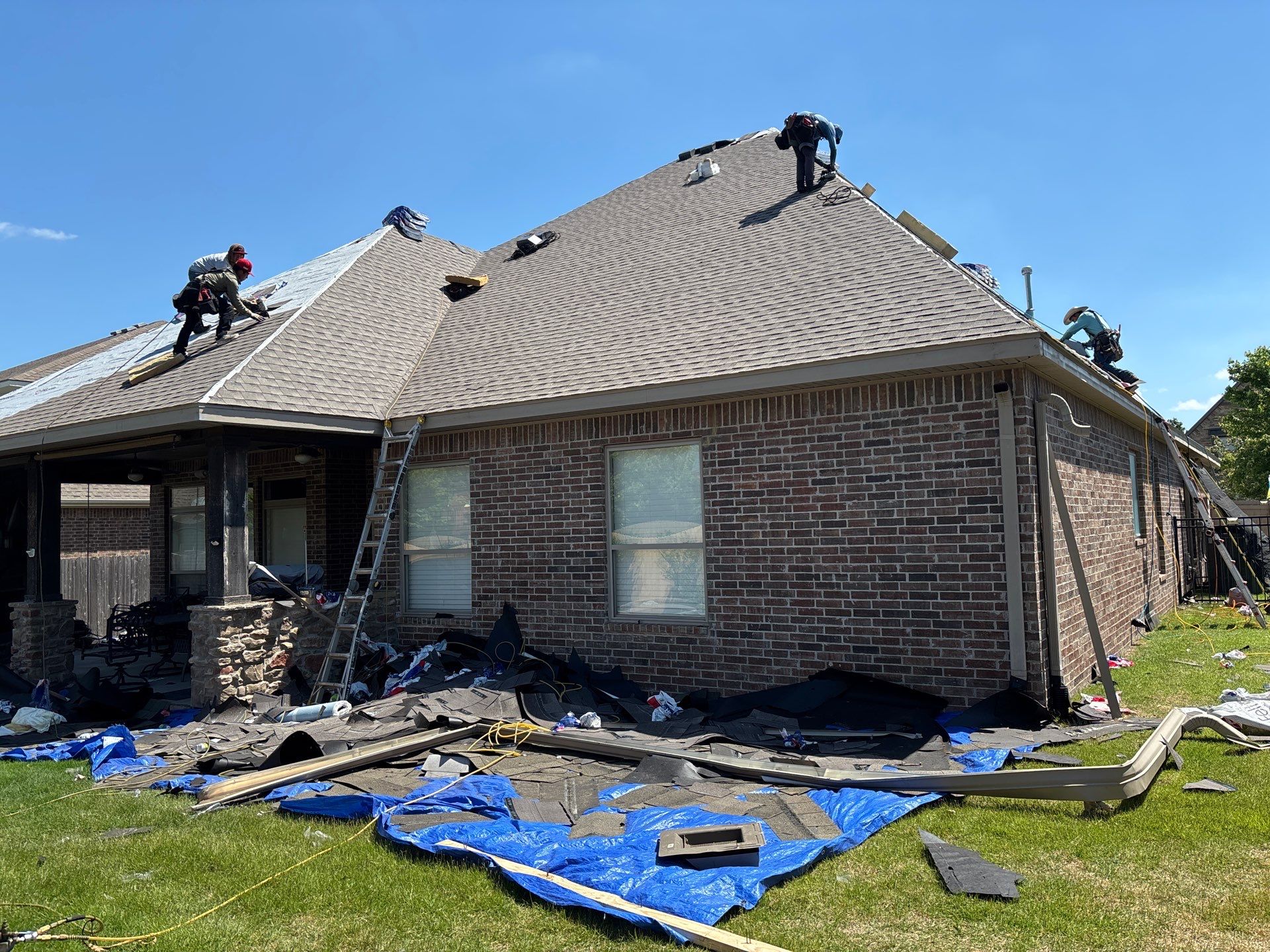 Residential Roofing Installation using GAF Armorshield in Bentonville, AR by Ozark Mountain Roofing