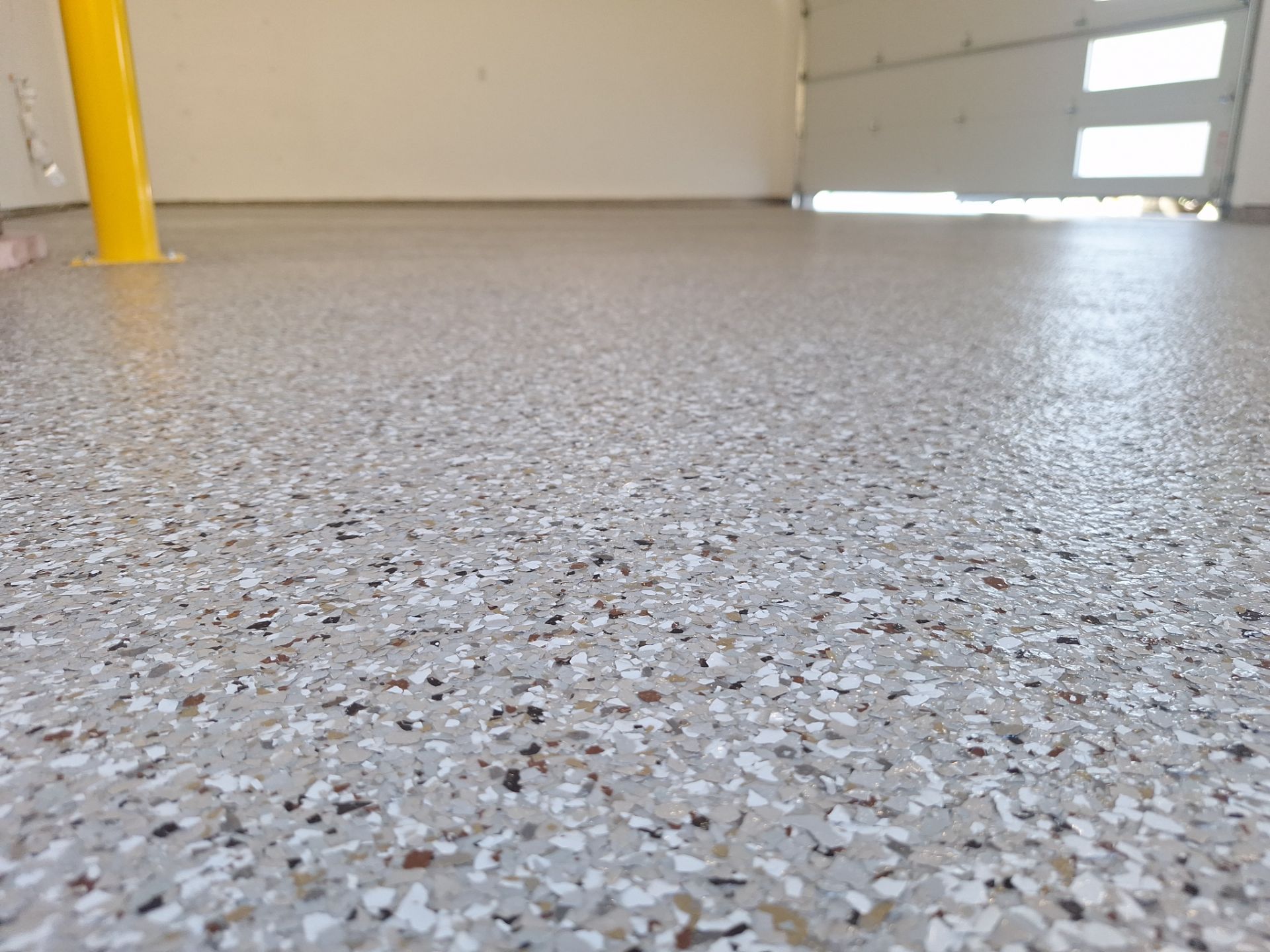 Garage Remodel using Pebble Beach by Croc Coatings, LLC