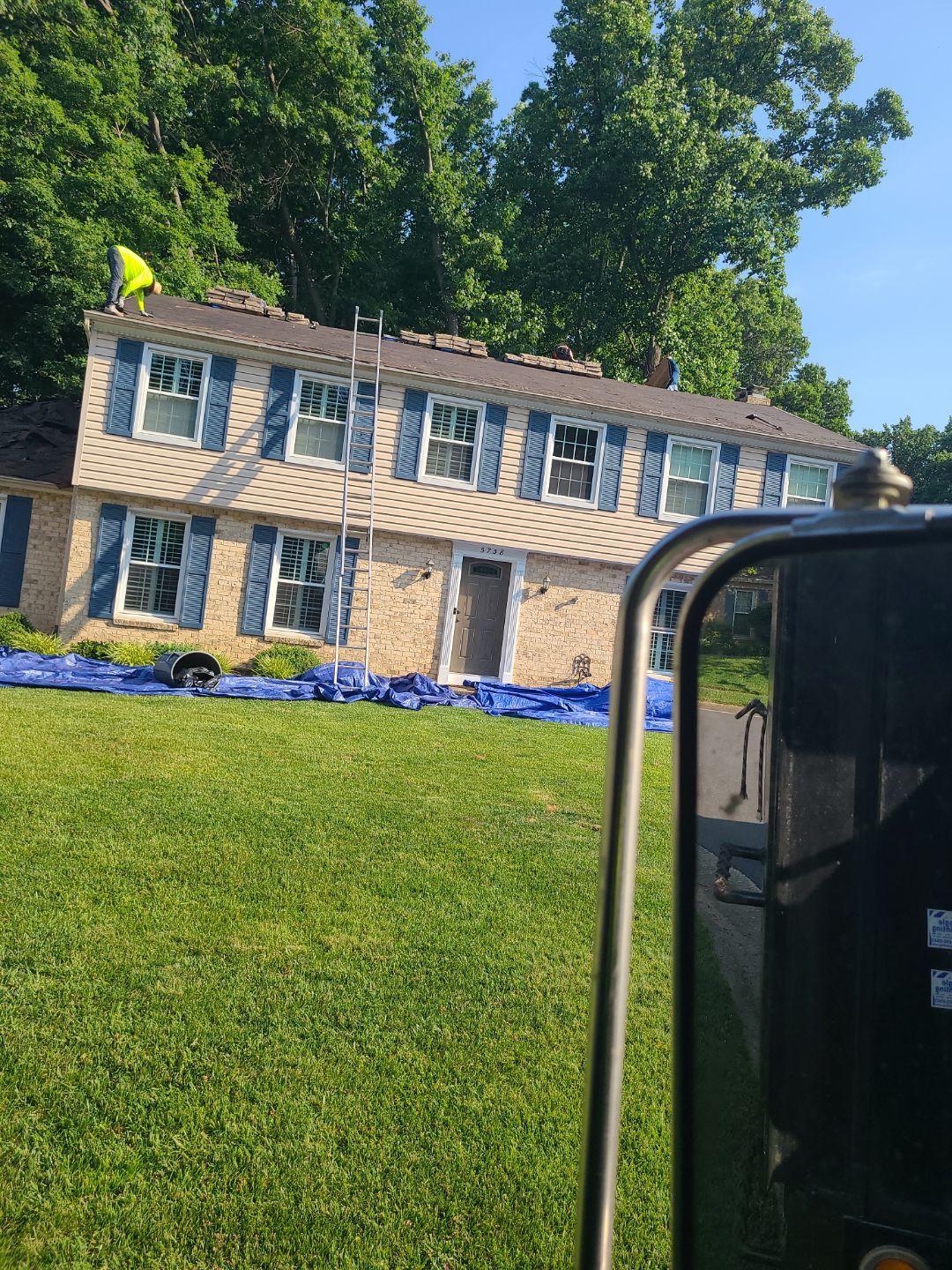 Vienna: Roof Replacement with CertainTeed Landmark Designer Shingles in Moire Black by RM Banning, Inc.