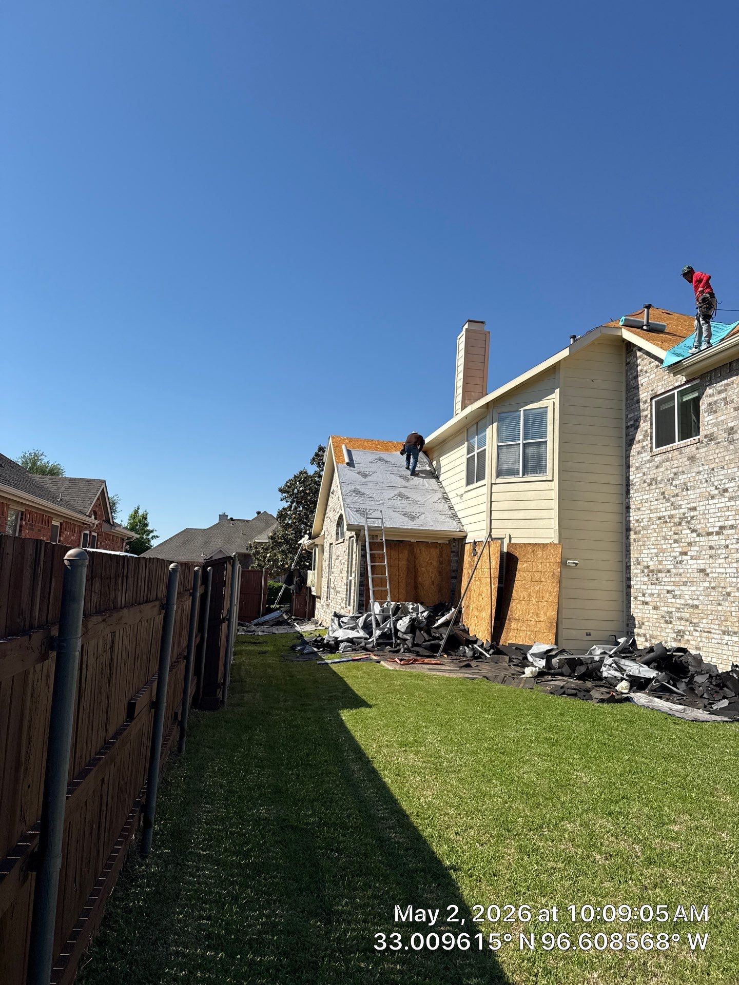 Project in Murphy  by Zeus Exteriors