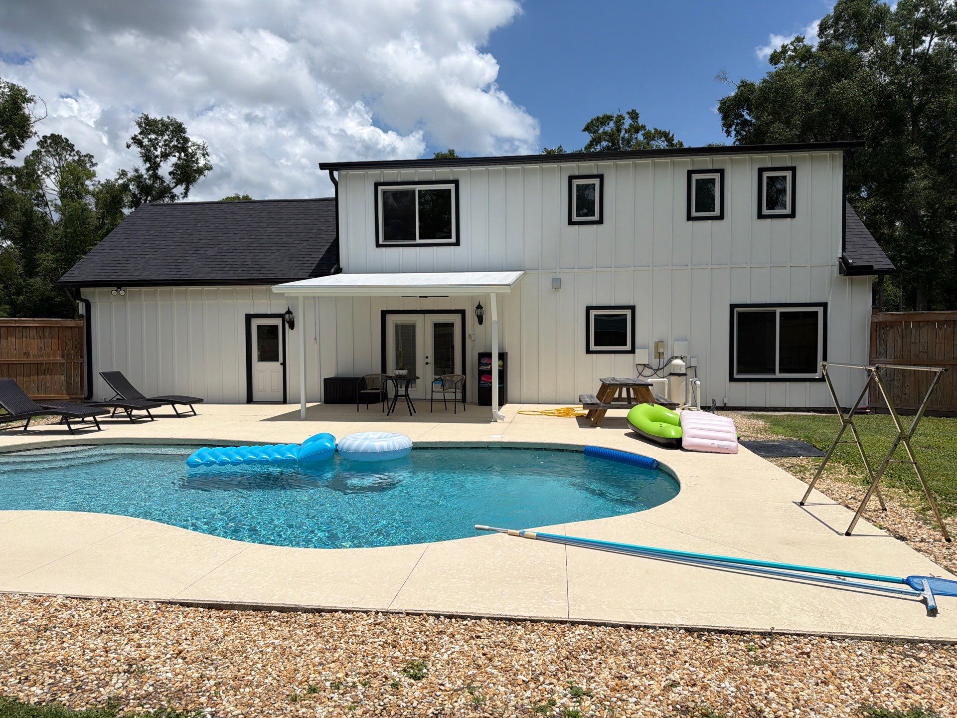 Andersen Window Installation for Modern Live Oak Farmhouse by Windows & Doors Store