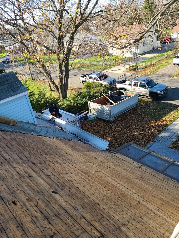 Residential Roofing Installation using Owens Corning TruDefinition Quarry Gray by A Plus Exterior