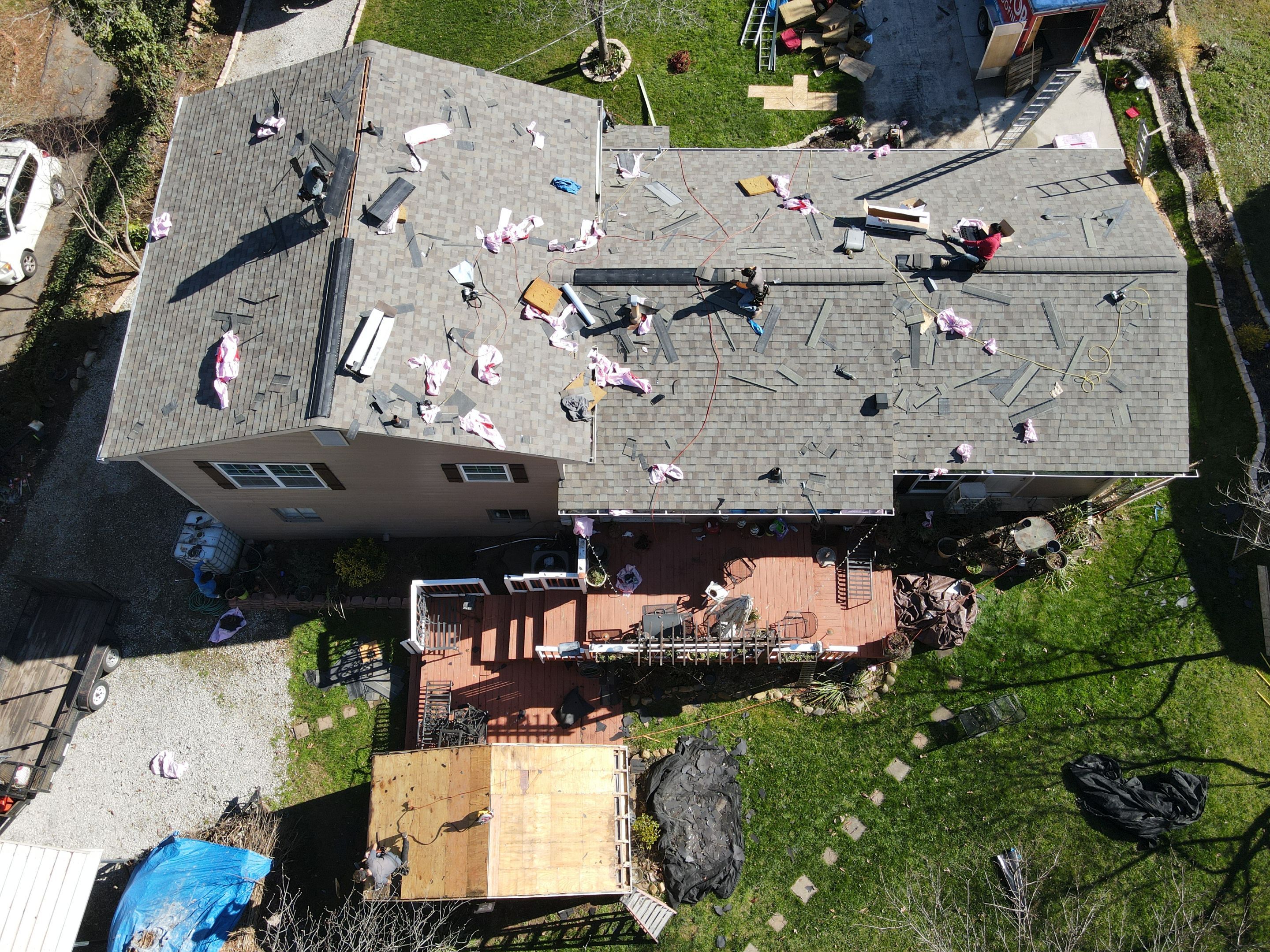 Residential Roofing Installation using Owens Corning by Inspector Roofing and Restoration