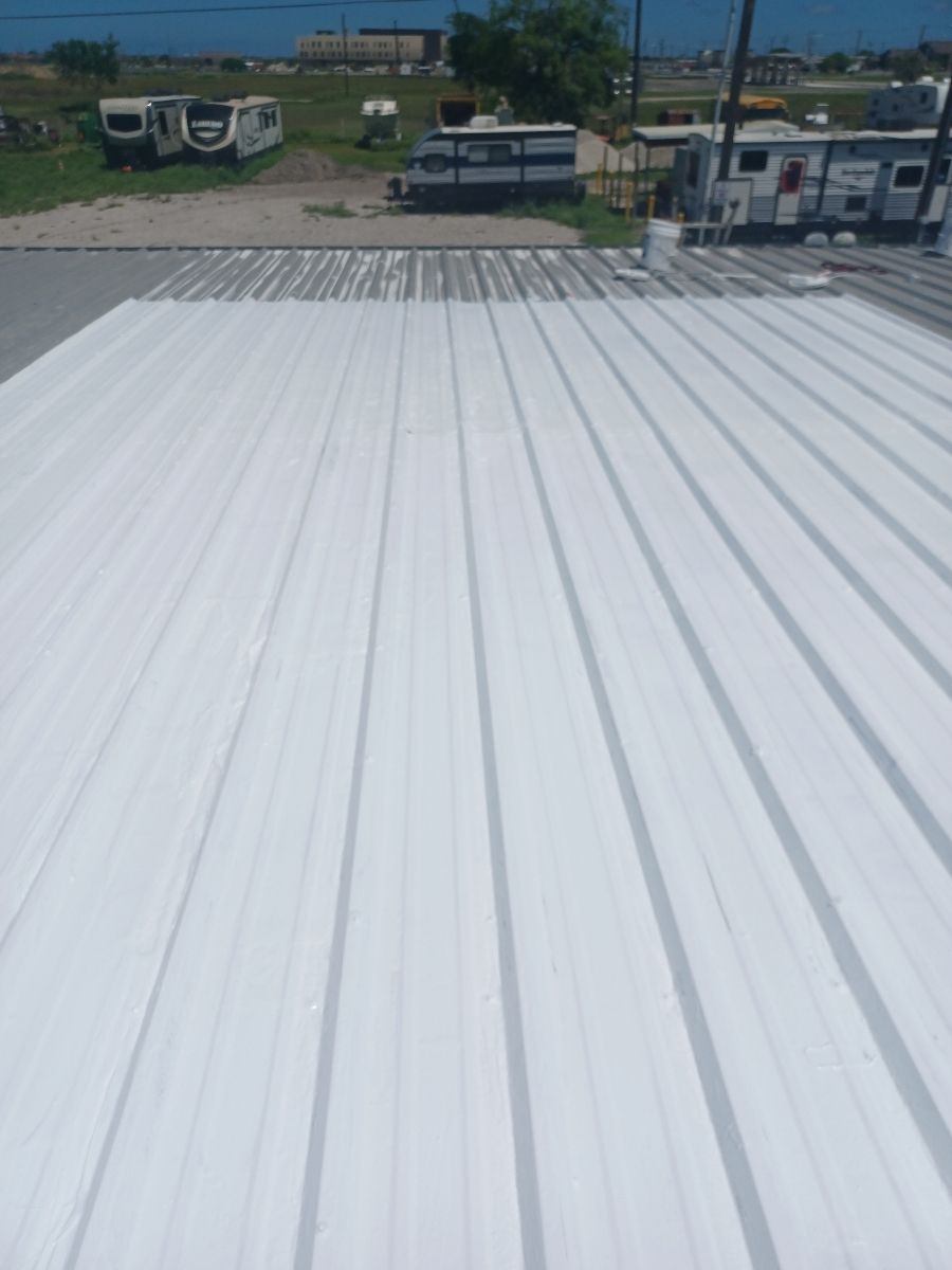 Commercial Roofing Repair using Coating Roof Repair by Galvan Roofing and Construction