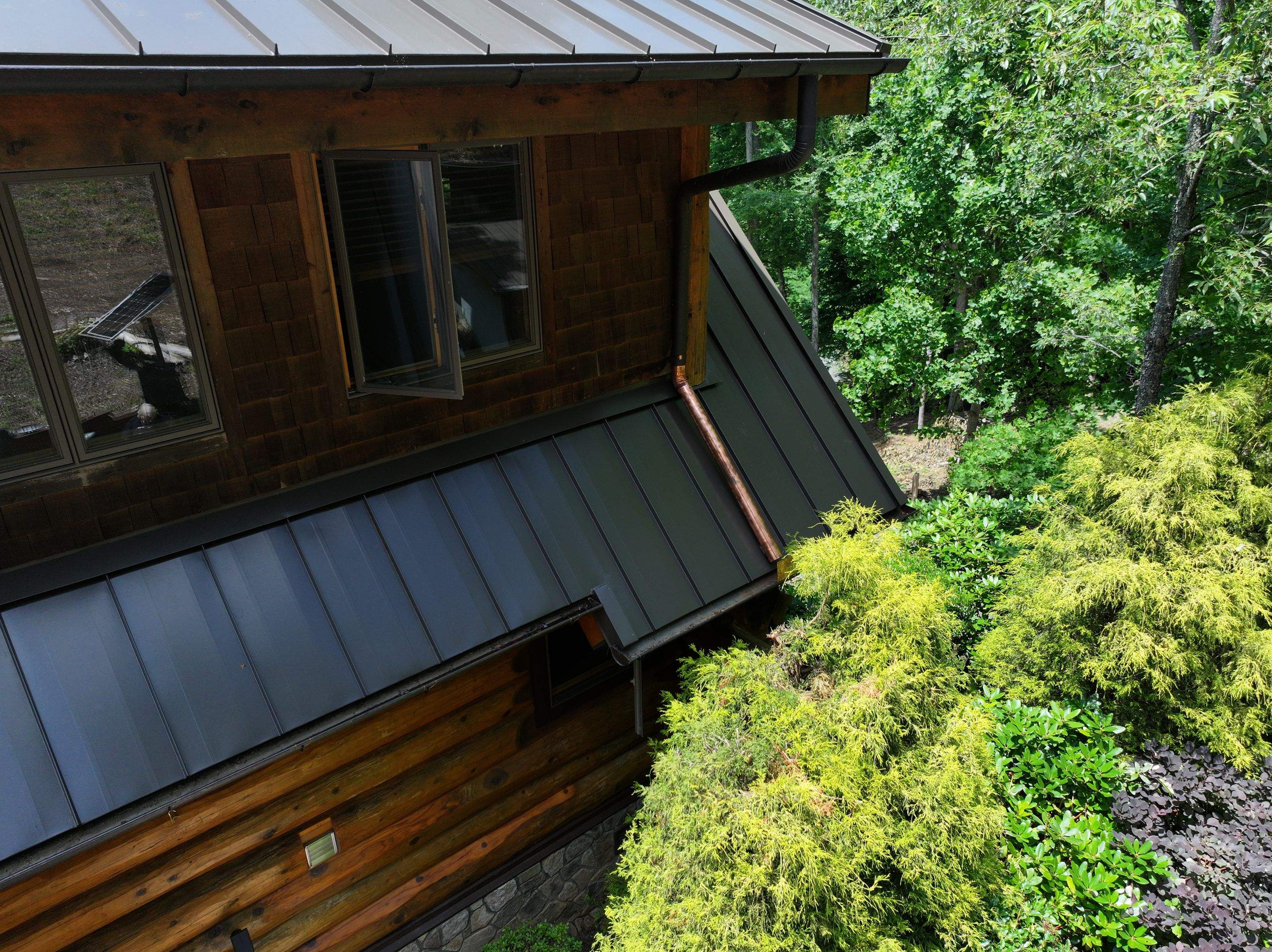 Burnished Slate Standing Seam by Omnia Roofing