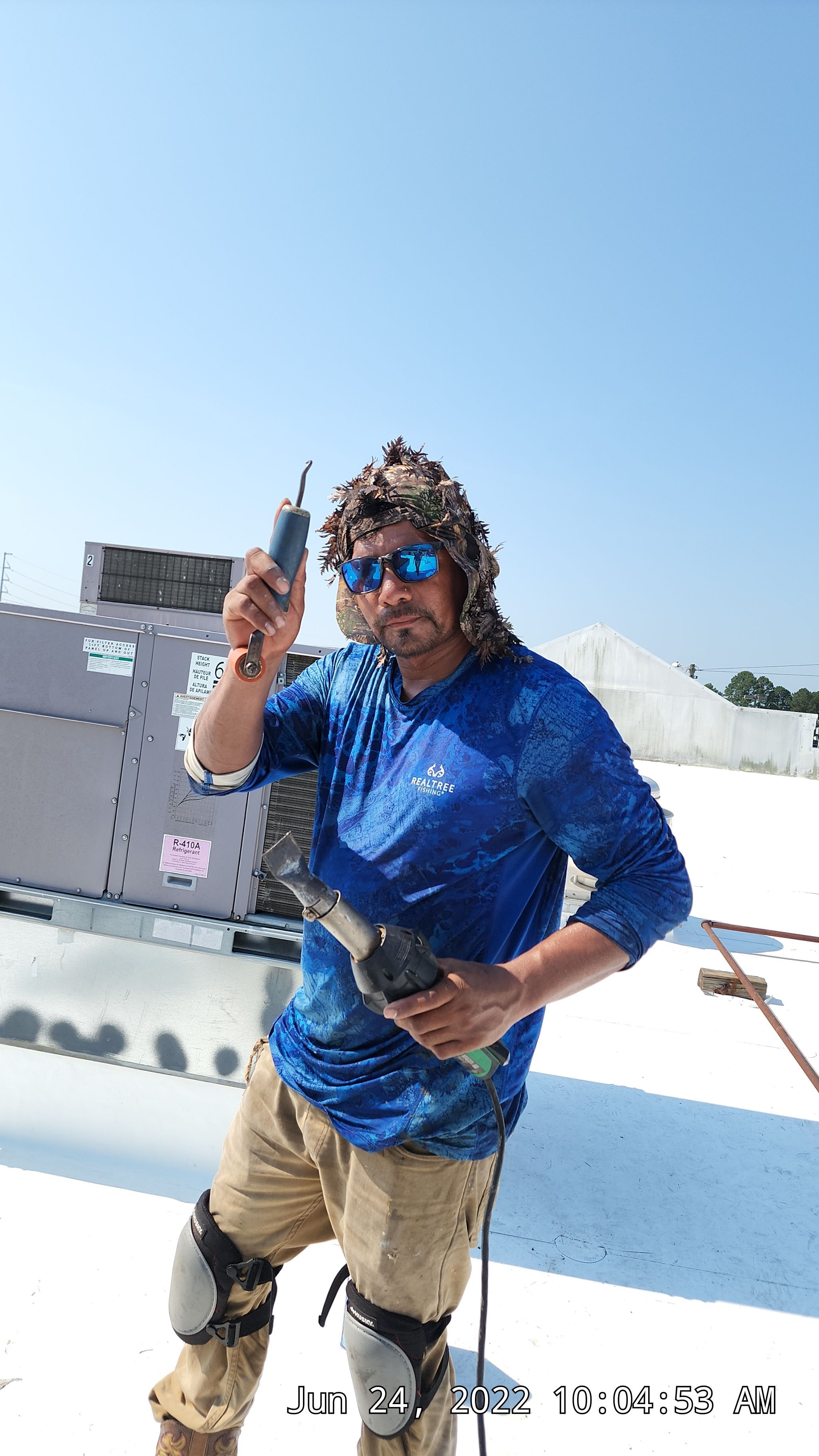 Commercial Roofing Installation using 50 mil PVC by Hostetler Roofing