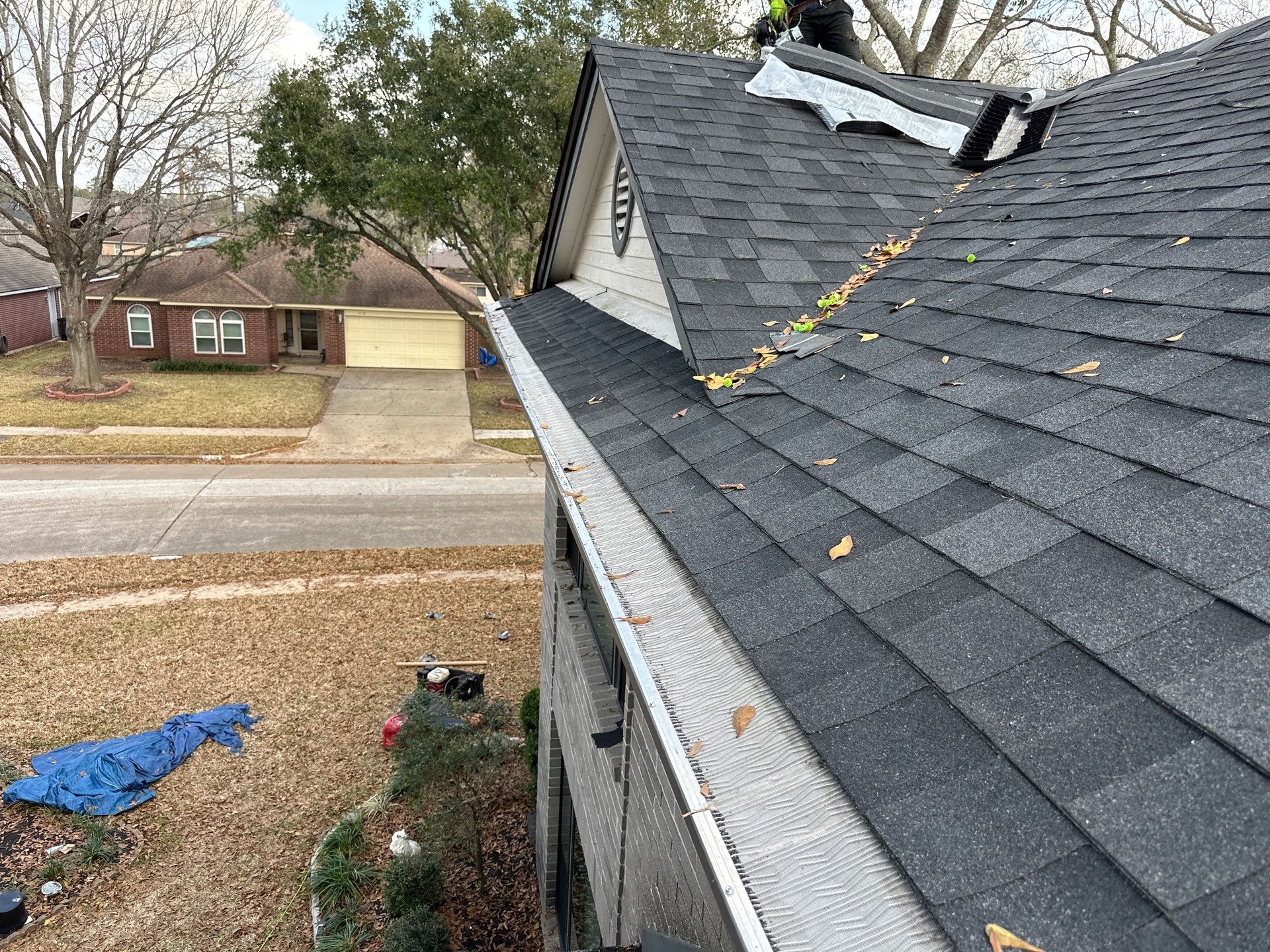 Roof Replacement completed in the Cypress Area! by Core Four Roofing