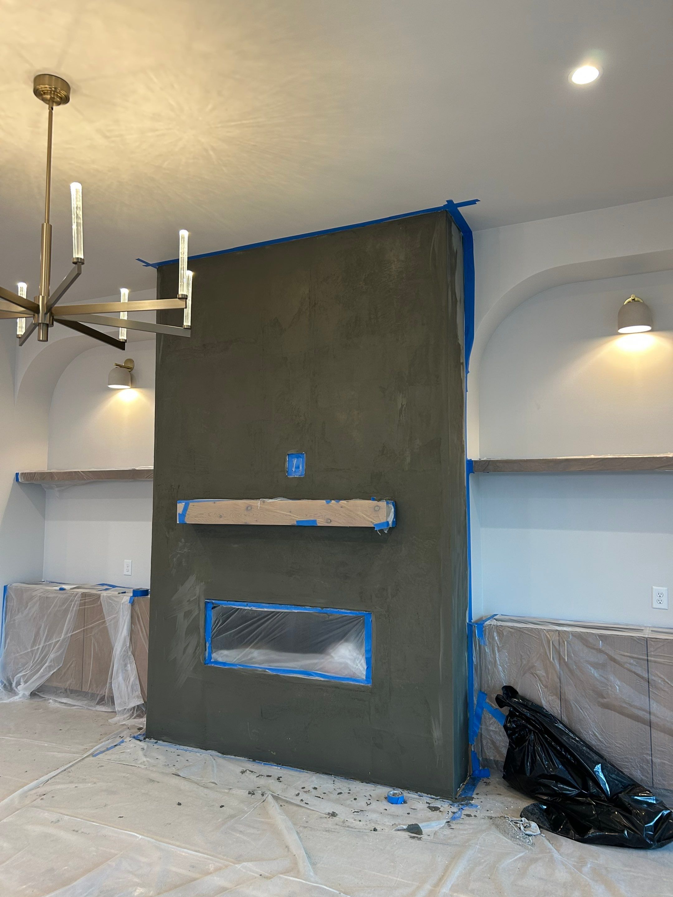 Interior Chimney Project by U.S. Exterior Solutions