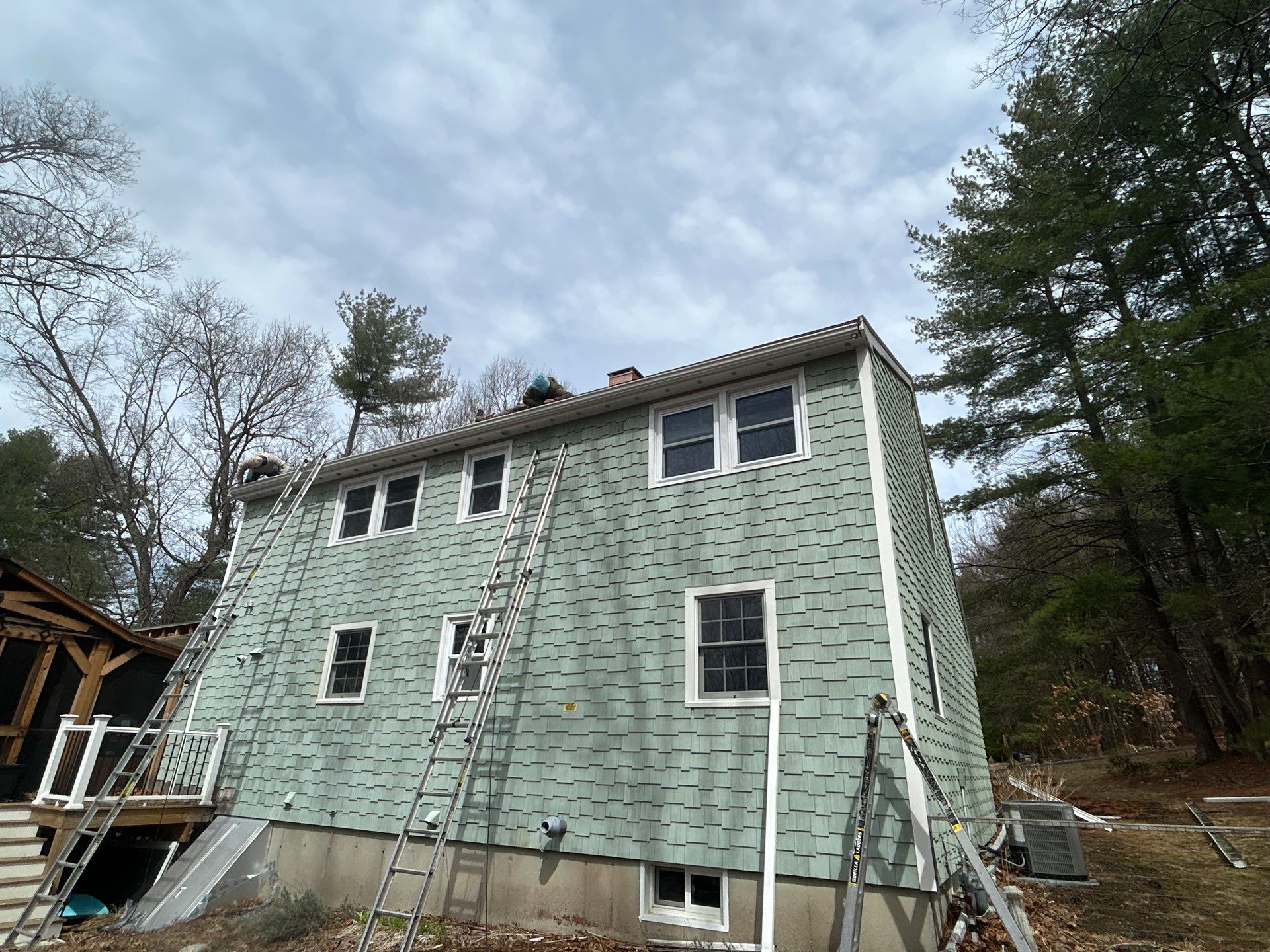 PVC Fascia & Corner Board Replacement — Billerica, MA by Mighty Dog Roofing of Greater Middlesex County
