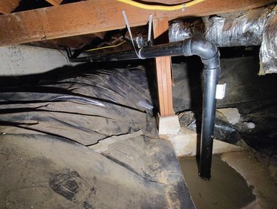 Radon well sub slab