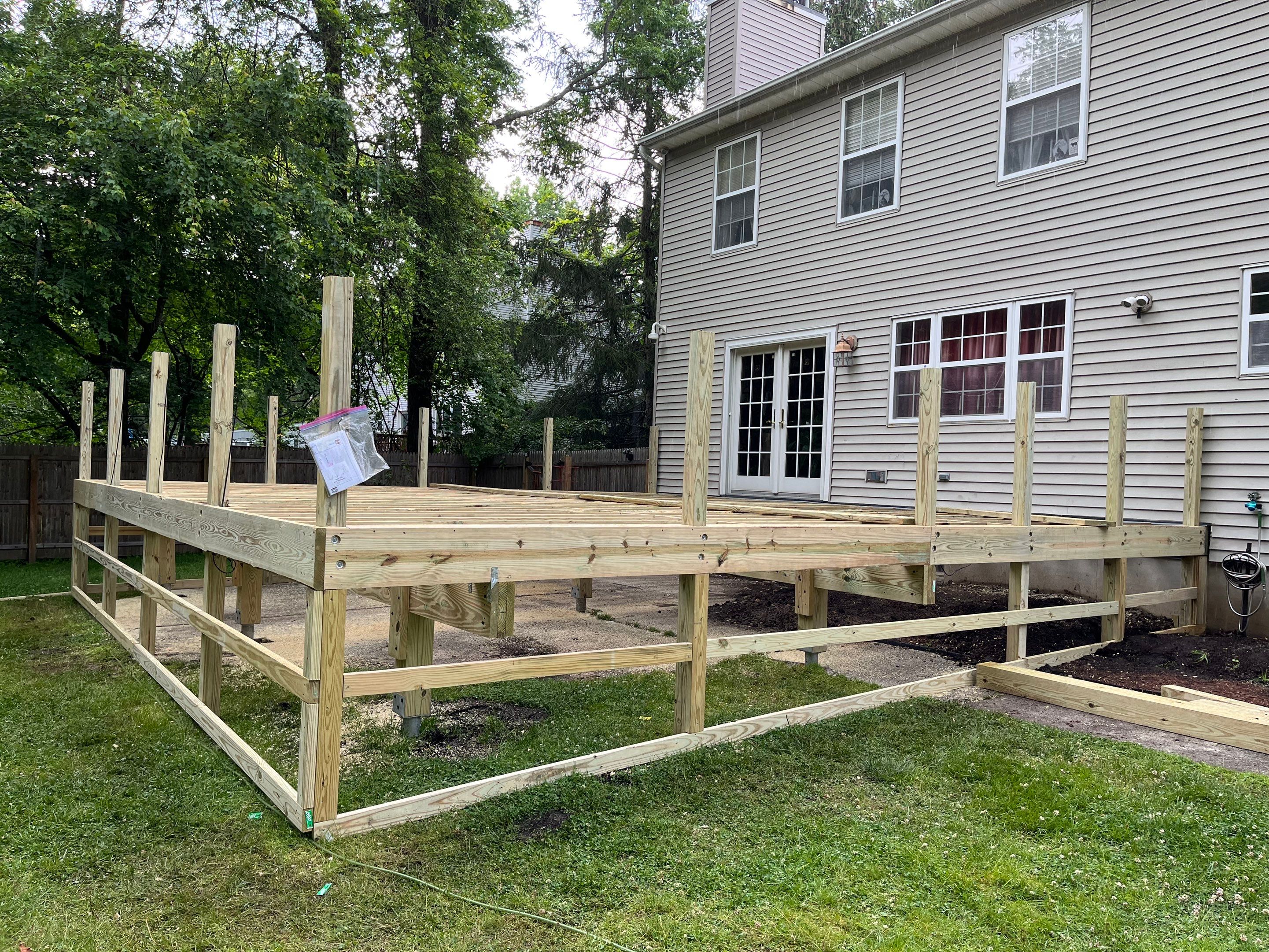 New Deck in Robinsville by deck guardian