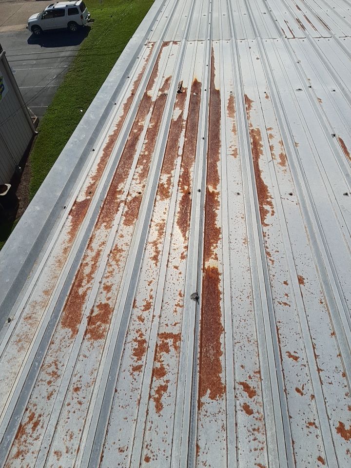 Commercial Coating using Everest Silicone Coating by Georgia Roof Advisors