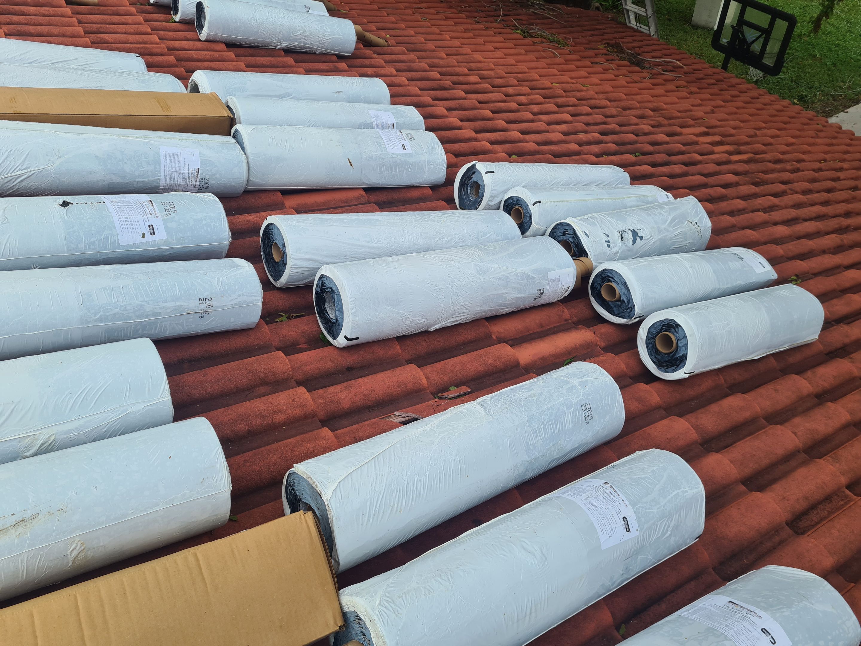 Residential Roofing Installation using 1" Nail strip metal roof by BLUES BROTHERS ROOFING