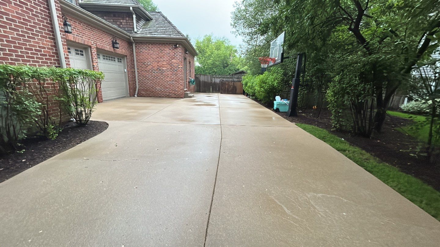 Exterior Stone and Concrete Surface Cleaning by Northern Power Washing LLC.
