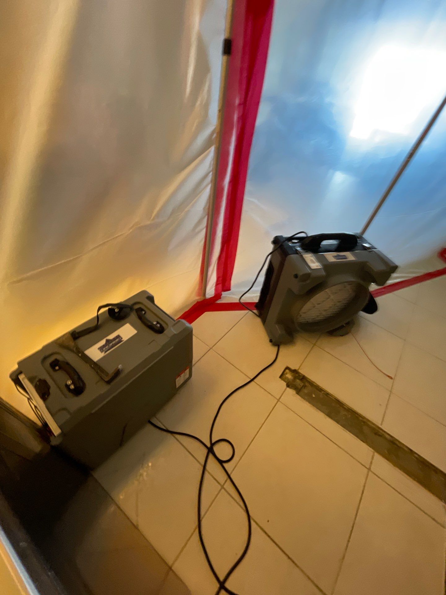 Mold remediation and rebuild of kitchen and living areas by Bay Coast Restoration 