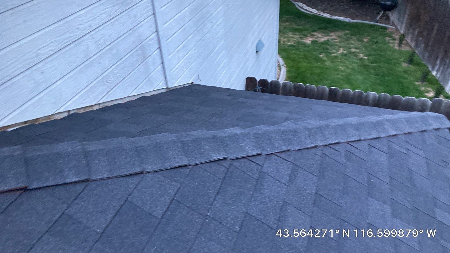Nampa Idaho Single Level Residential Roofing Installation using Owens Corning by ID Roofing LLC