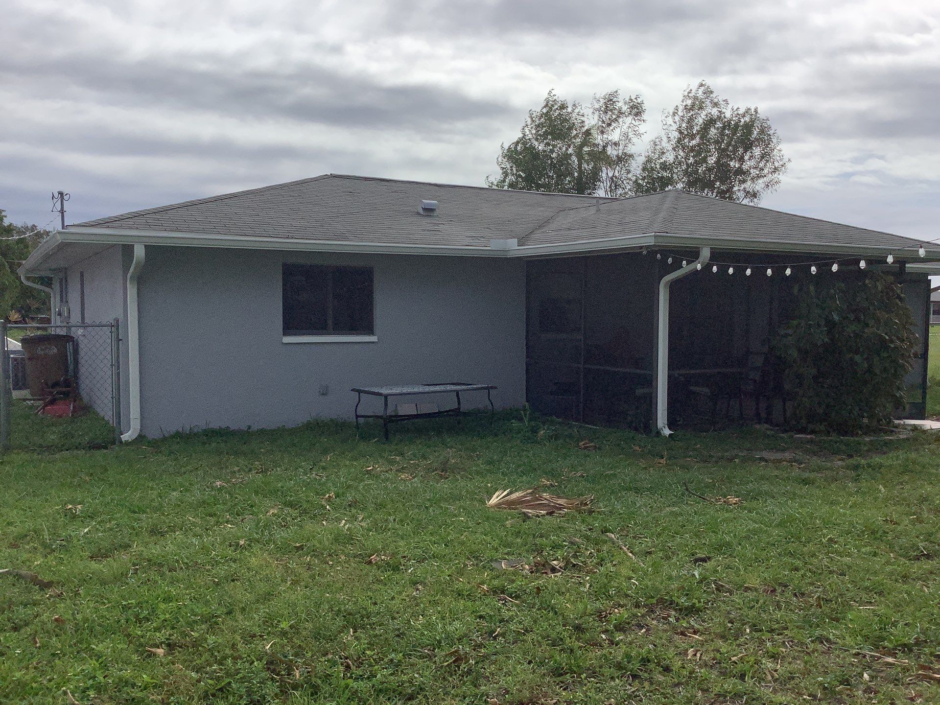 New Gutter System with Splash Guards in Cape Coral FL by Gutter Professors