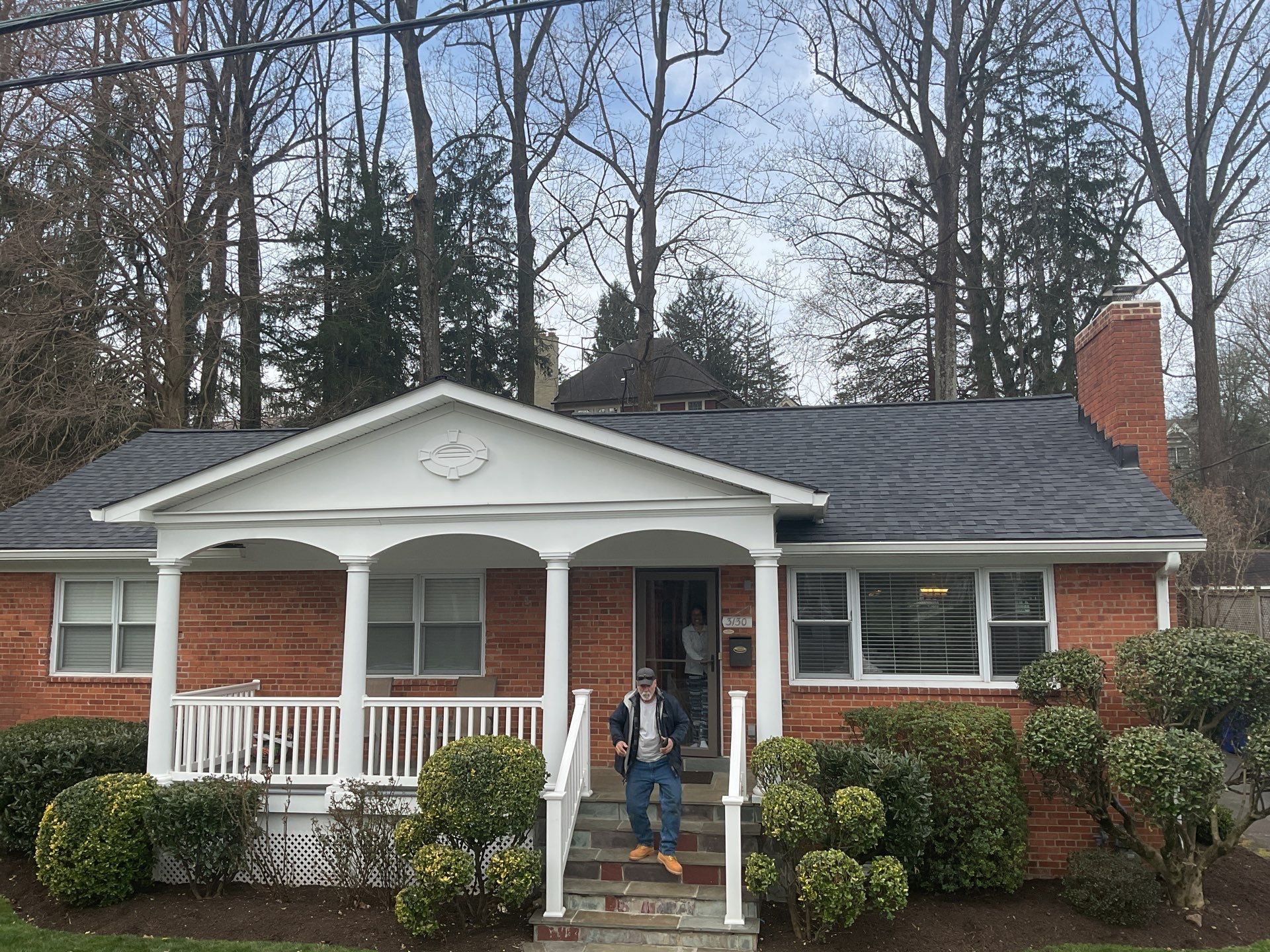 Arlington CertainTeed Landmark Pro Roof in Max Def Moire Black by RM Banning, Inc.