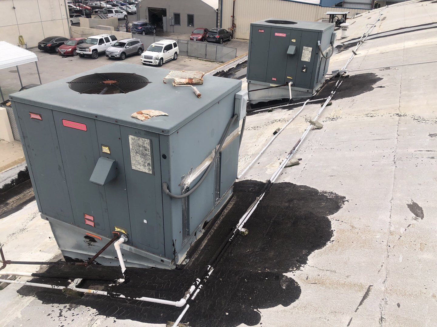 Spray foam and coatings using Conklin Benchmark/PUMA XL coatings and spray foam by Straight Edge Roofing Inc