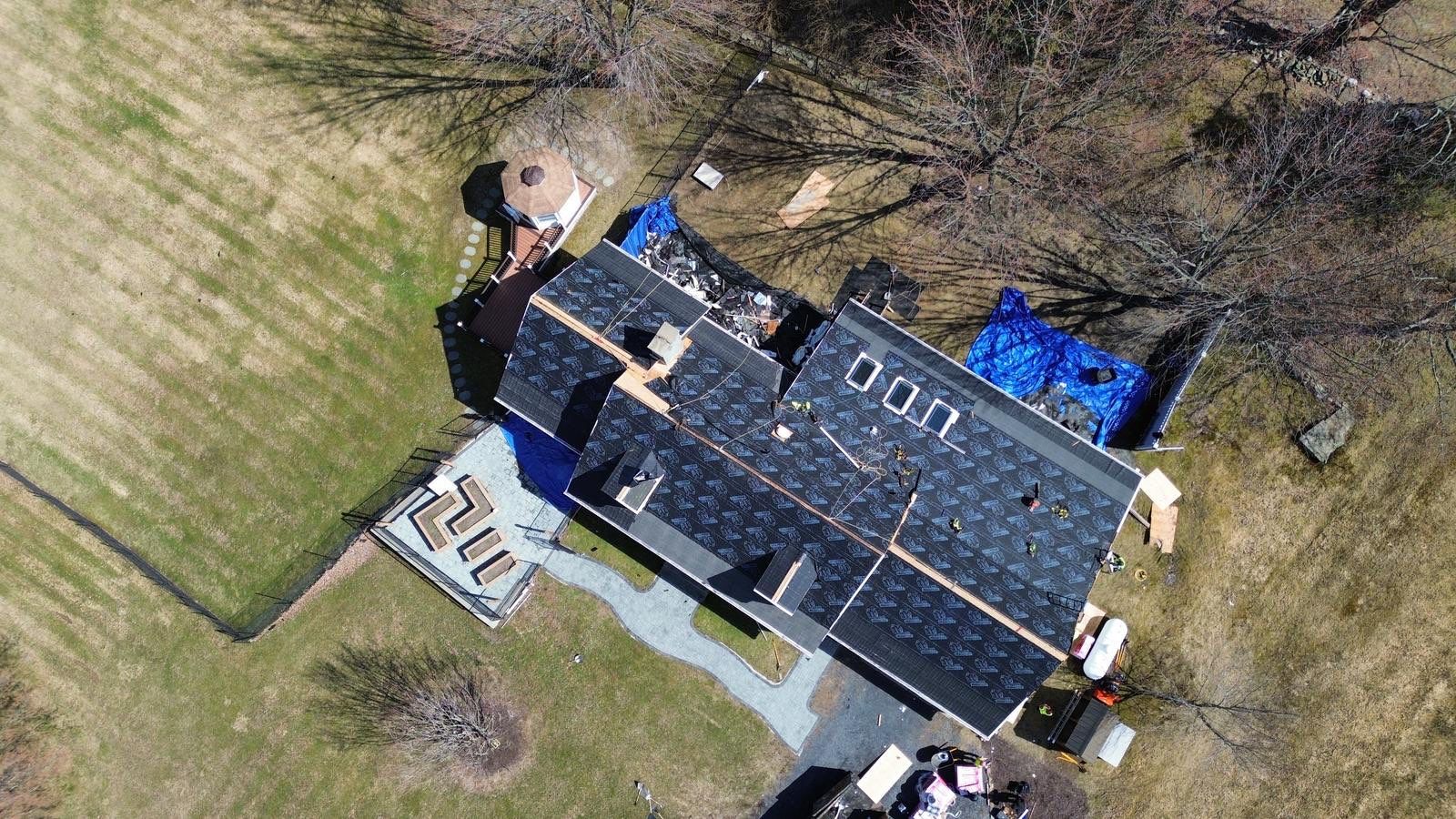 New Roof in Pine Bush, NY by roberts roofing