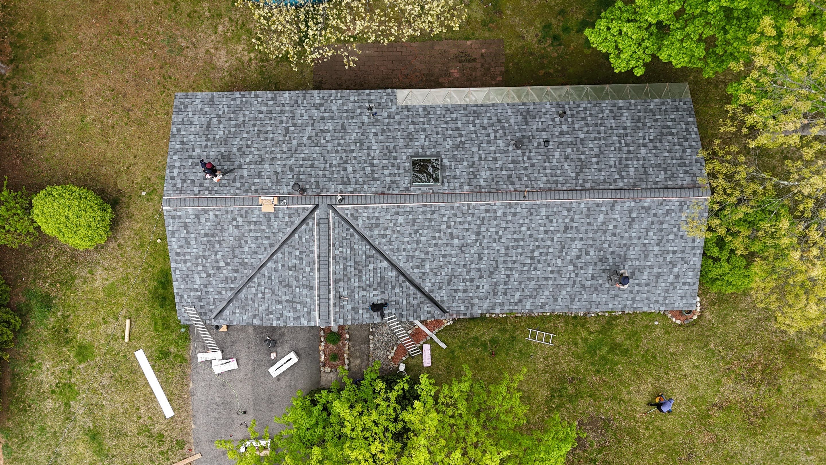 Roof Replacement + Ice Belt + Metal Valleys | Chelmsford, MA by Mighty Dog Roofing of Greater Middlesex County