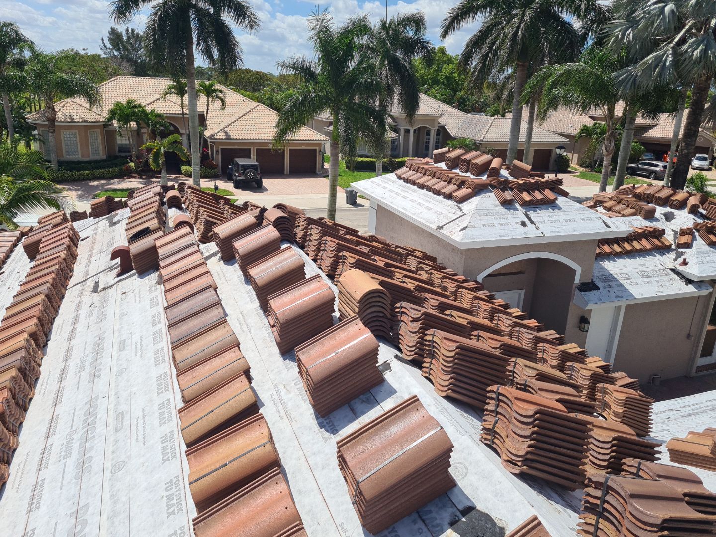 Residential Roofing Installation using Eagle Roofing Tile by BLUES BROTHERS ROOFING