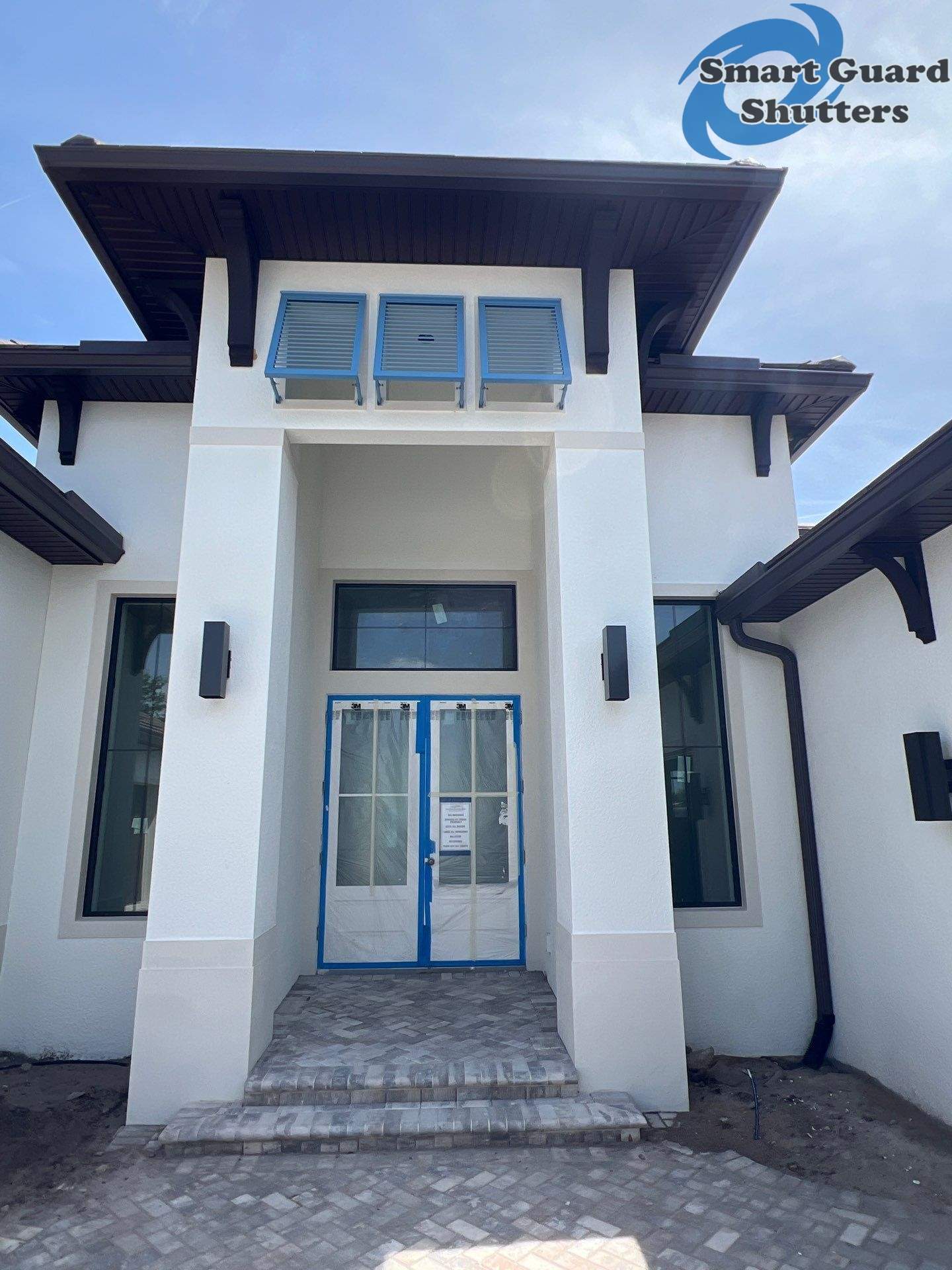 Decorative Bahamas in Pastel Blue by Smart Guard Shutters