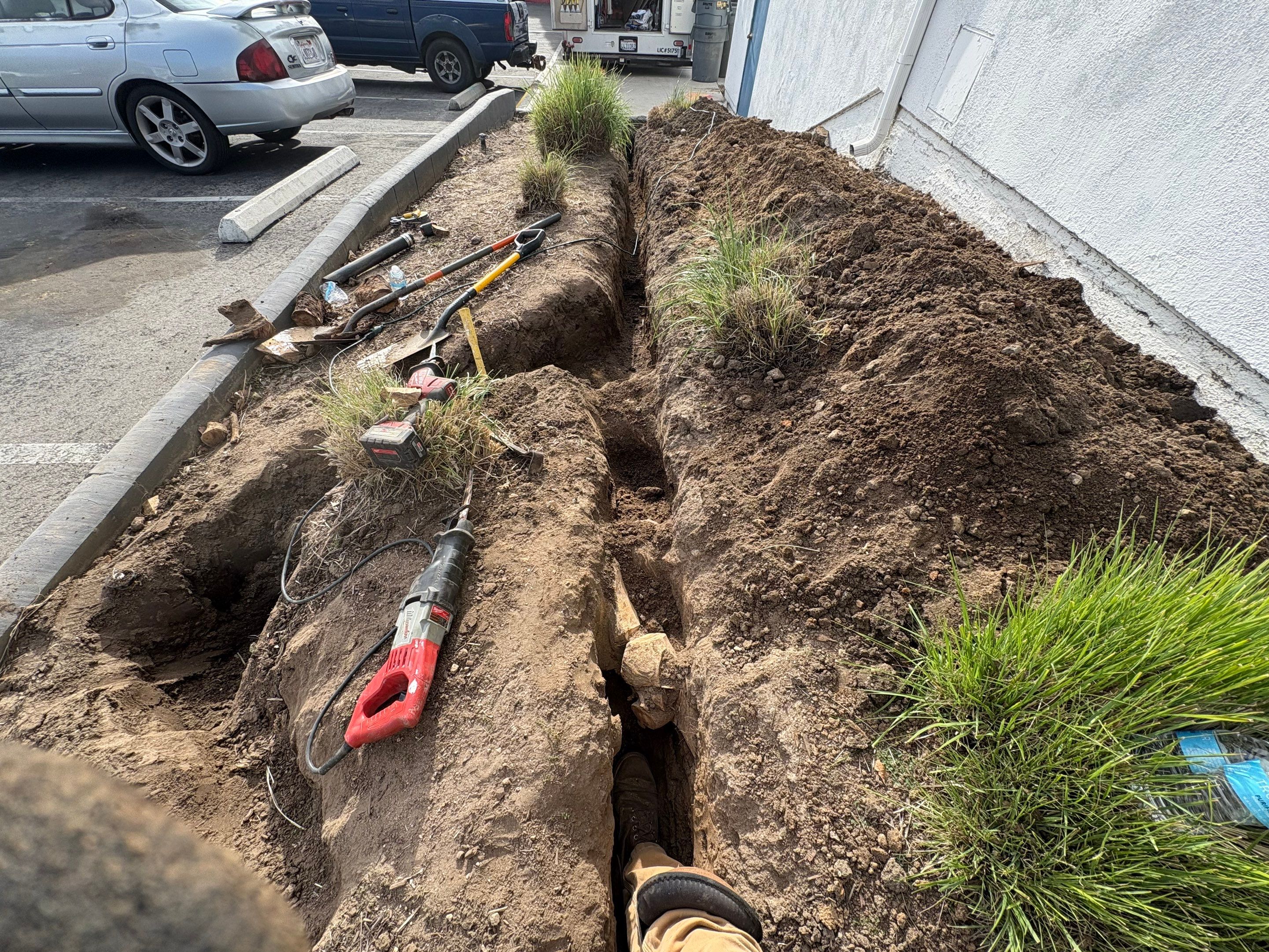 Underground Gas Line Replacement by Professional Plumbing Inc 