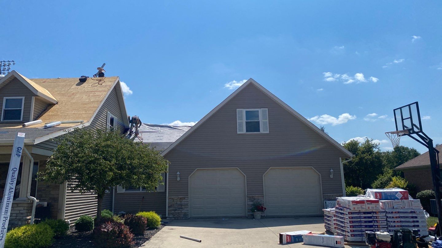 Residential Roofing Installation using GAF Timberline HDZ Weathered Wood by Nitro Roofing and Construction