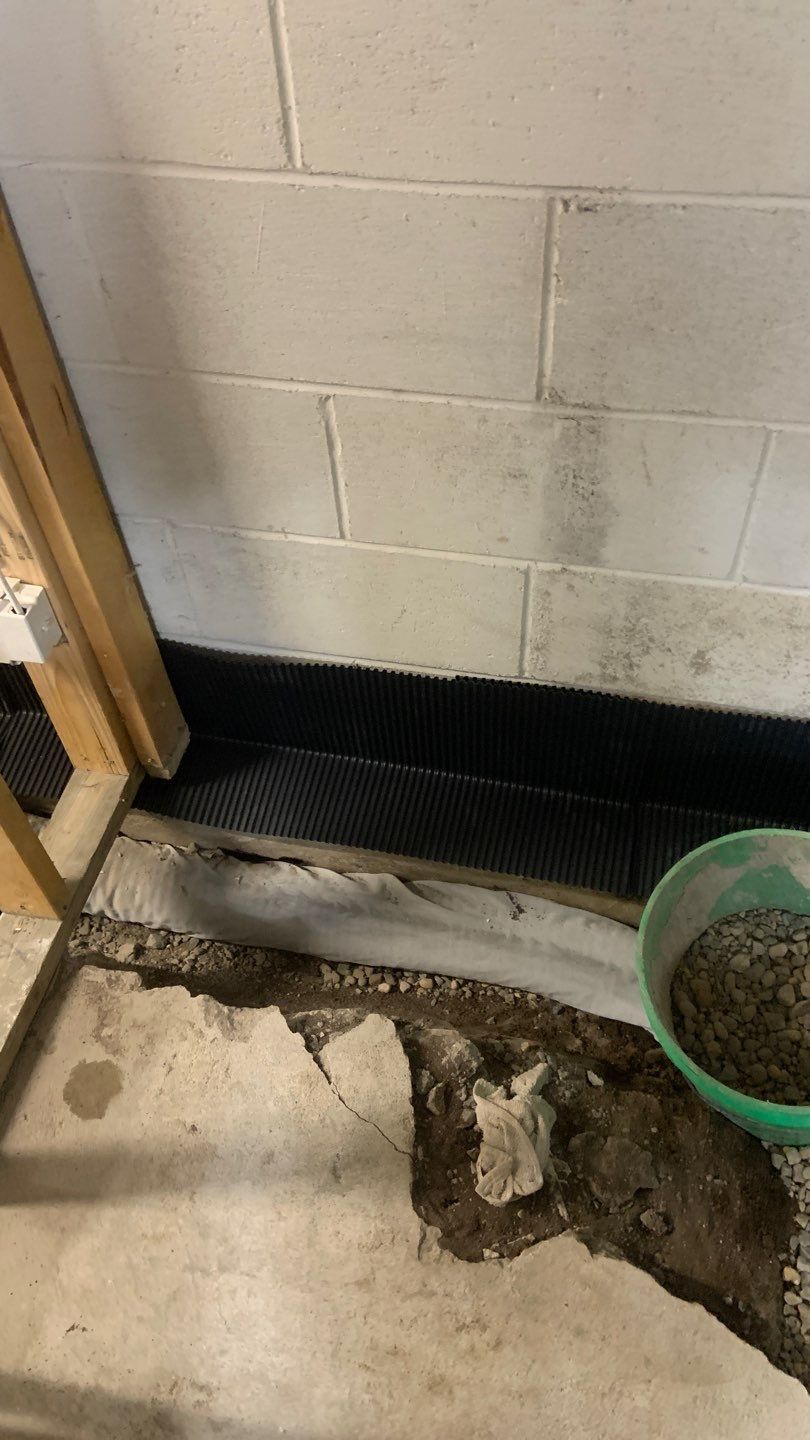 Anoka Drain Tile by Waterproofing Northeast