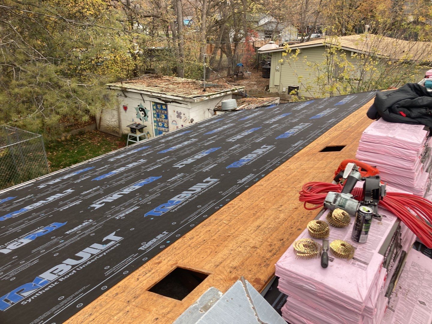 Boise home with new Duration Shingles in Desert Tan color by ID Roofing LLC