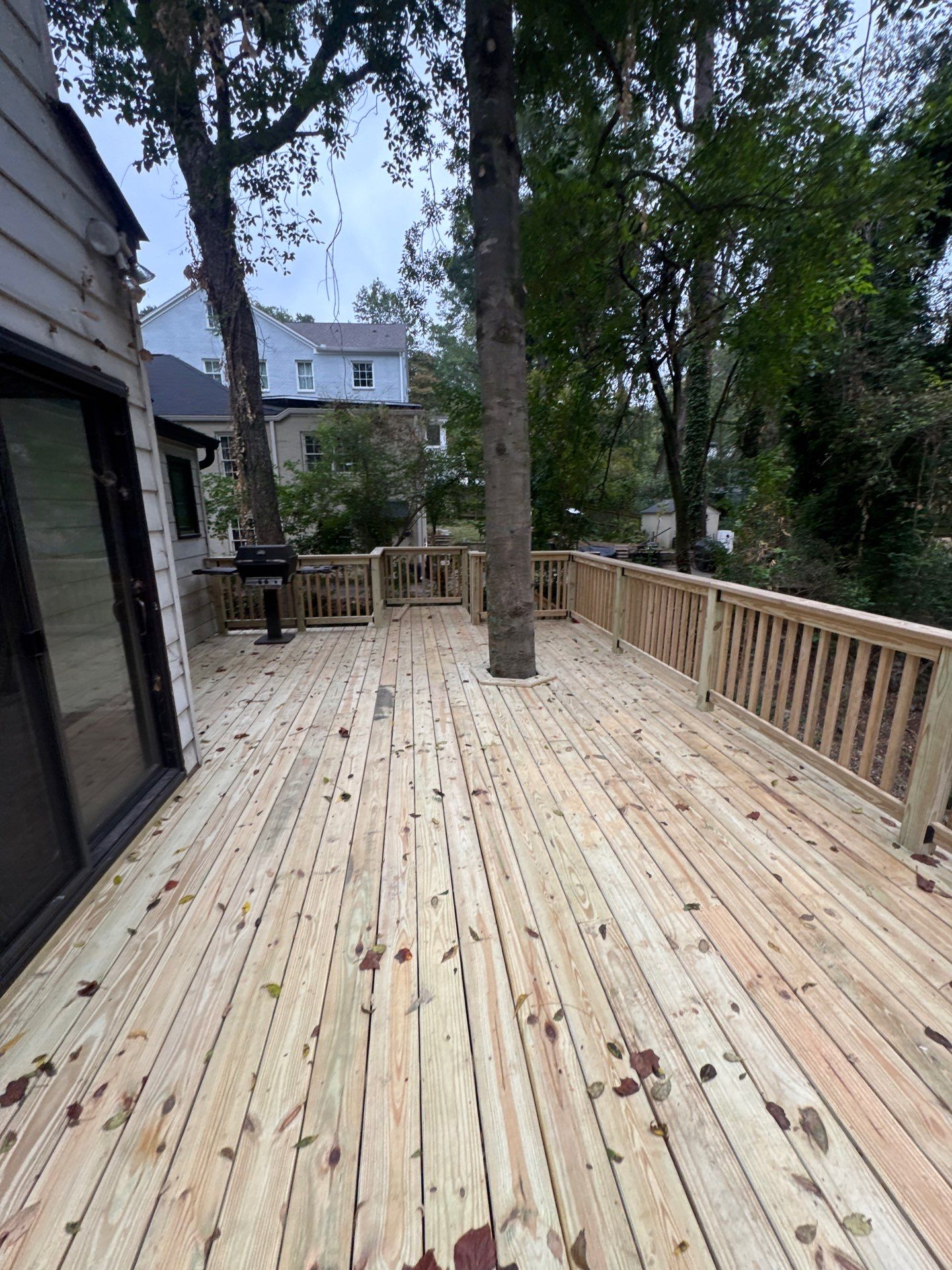 Pressure Treated Pine Deck Build in Atlanta, GA by Nelson Exteriors