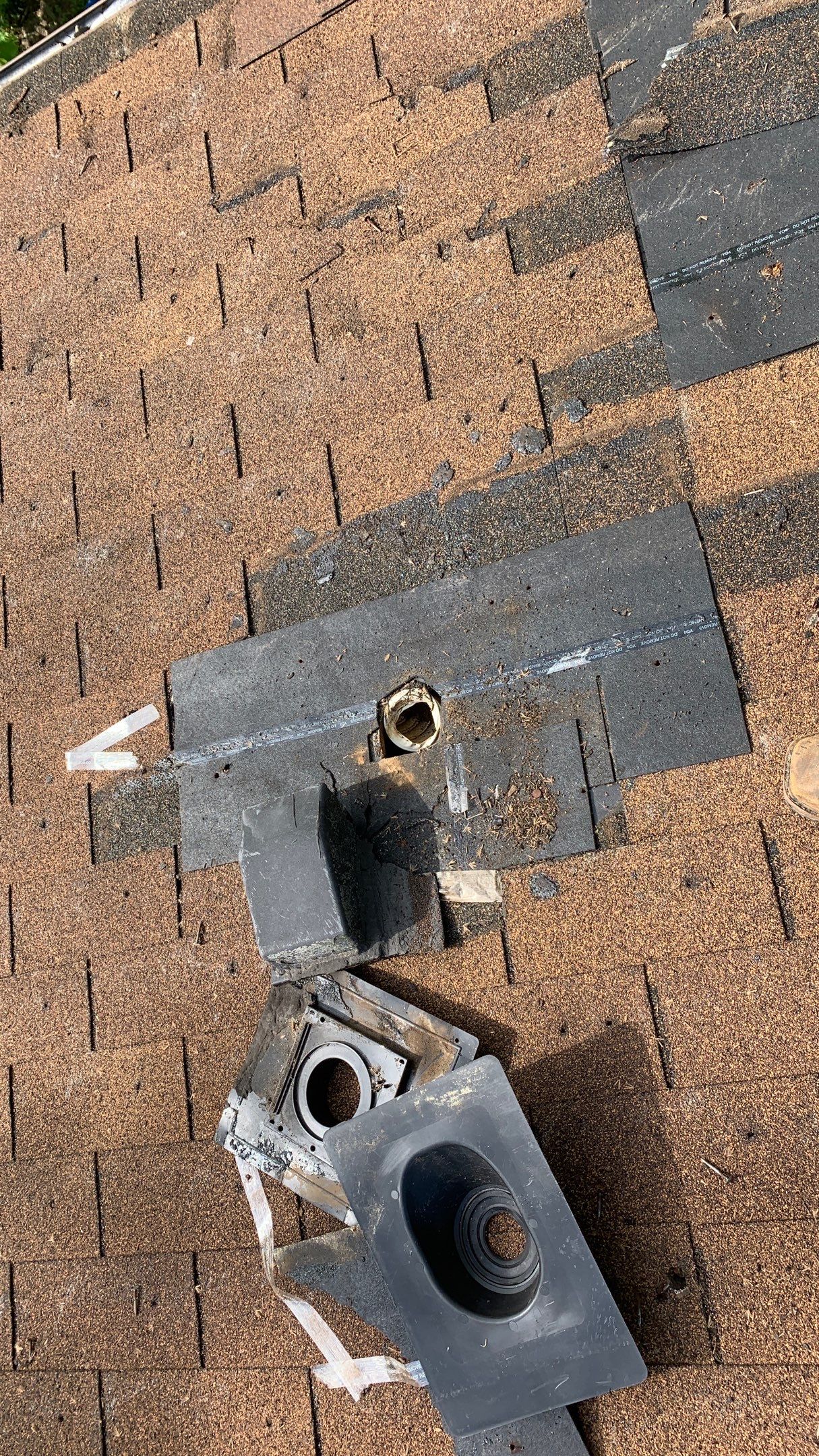 Storm Restoration Reroof: 25 Year 3-Tab Shingle by Hostetler Roofing